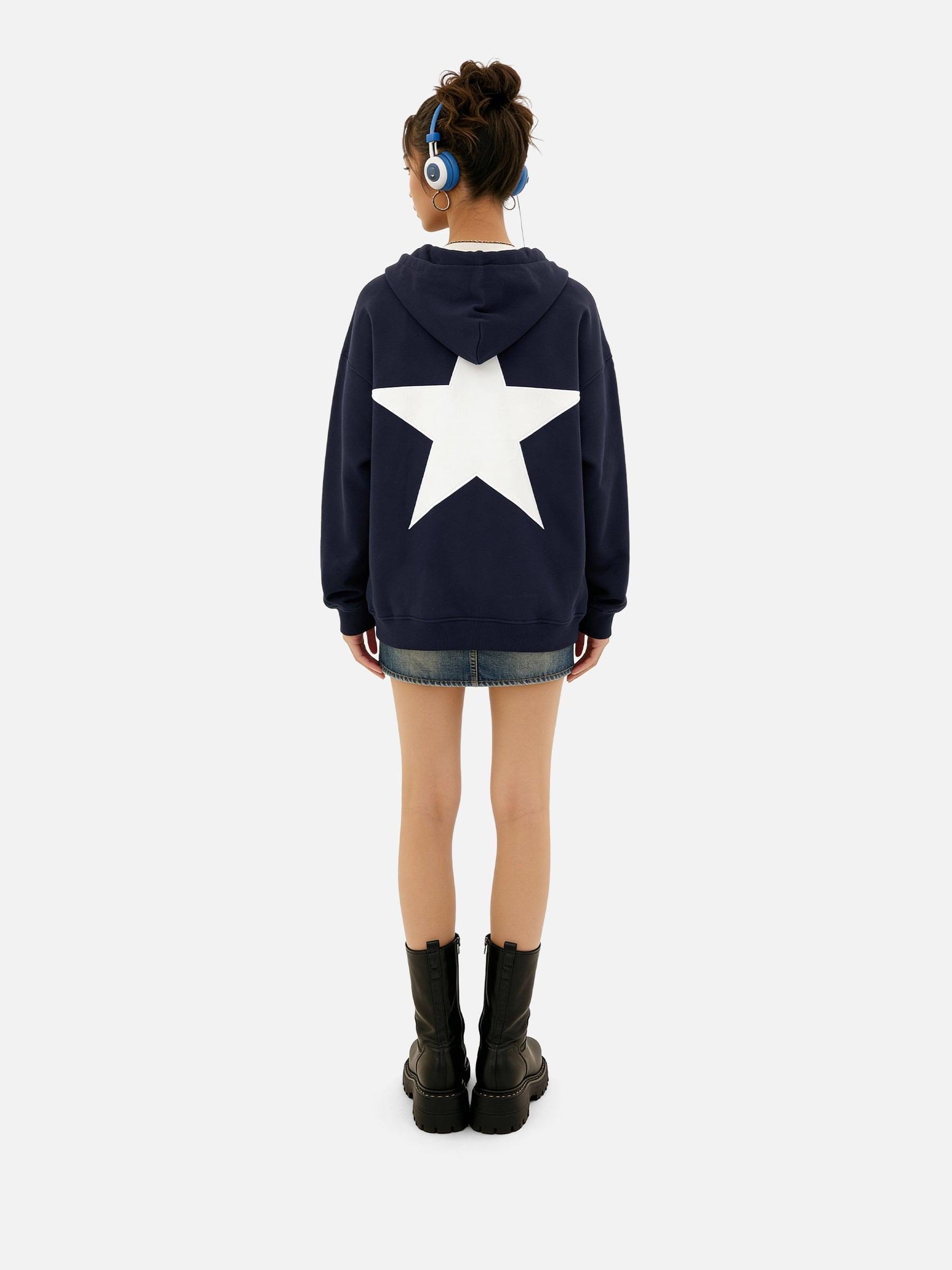 Aelfric Eden Star Color Contrast Hoodie Product Image