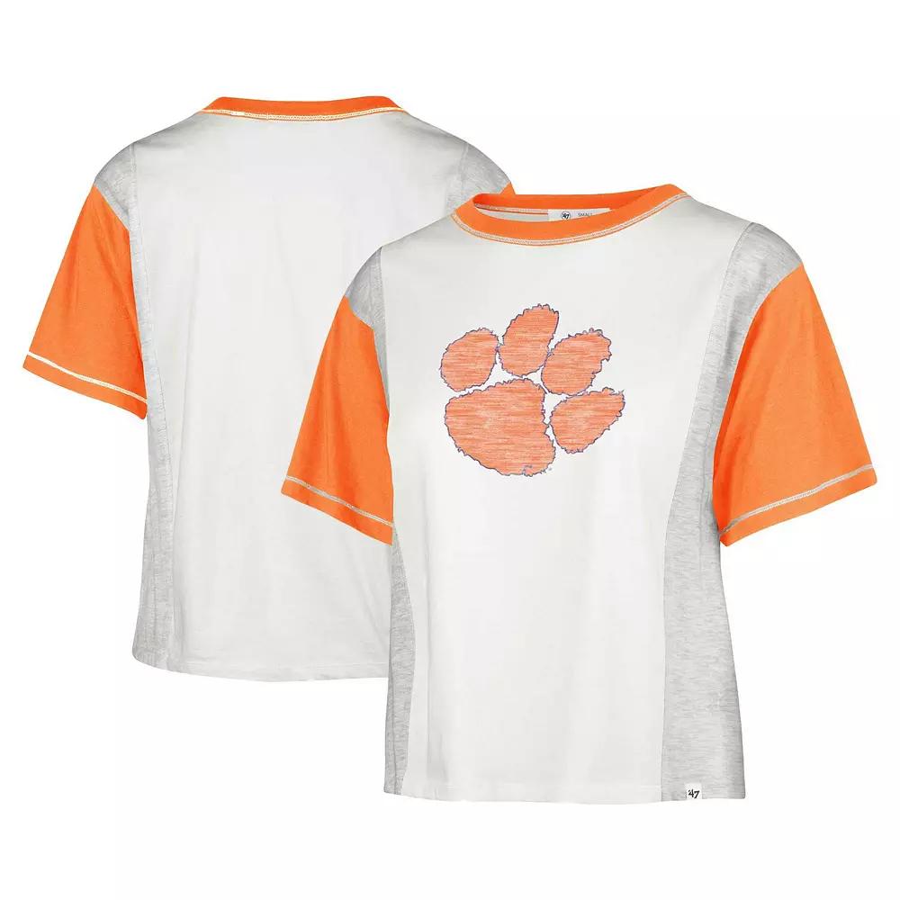 Woman's '47 White Clemson Tigers Premier Tilda Tee, Women's, Size: Small Product Image