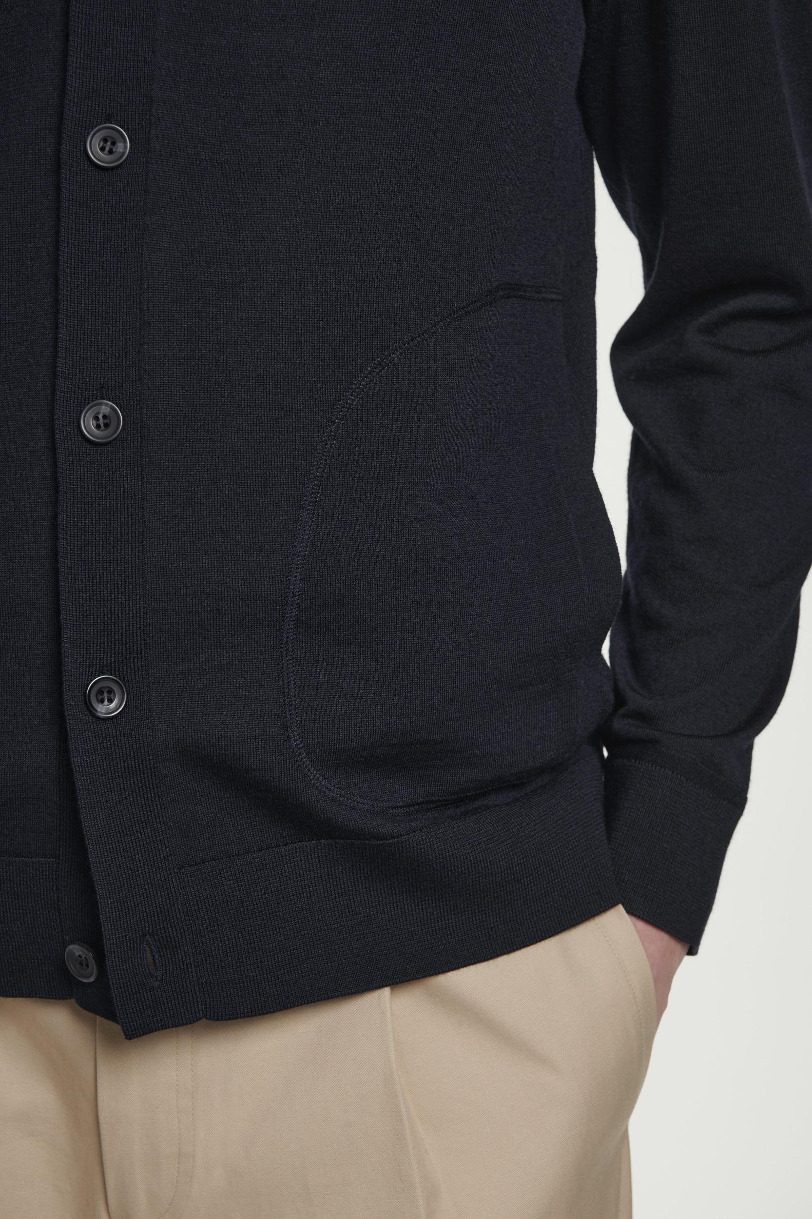MERINO WOOL V-NECK CARDIGAN Product Image