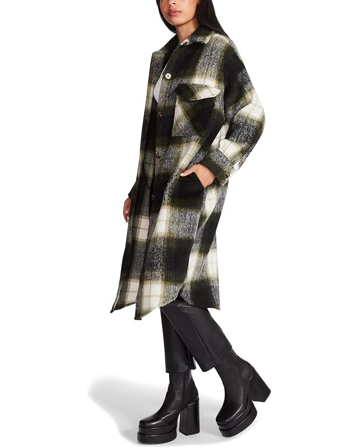 Long Length Wool Blend Shirt Jacket Product Image