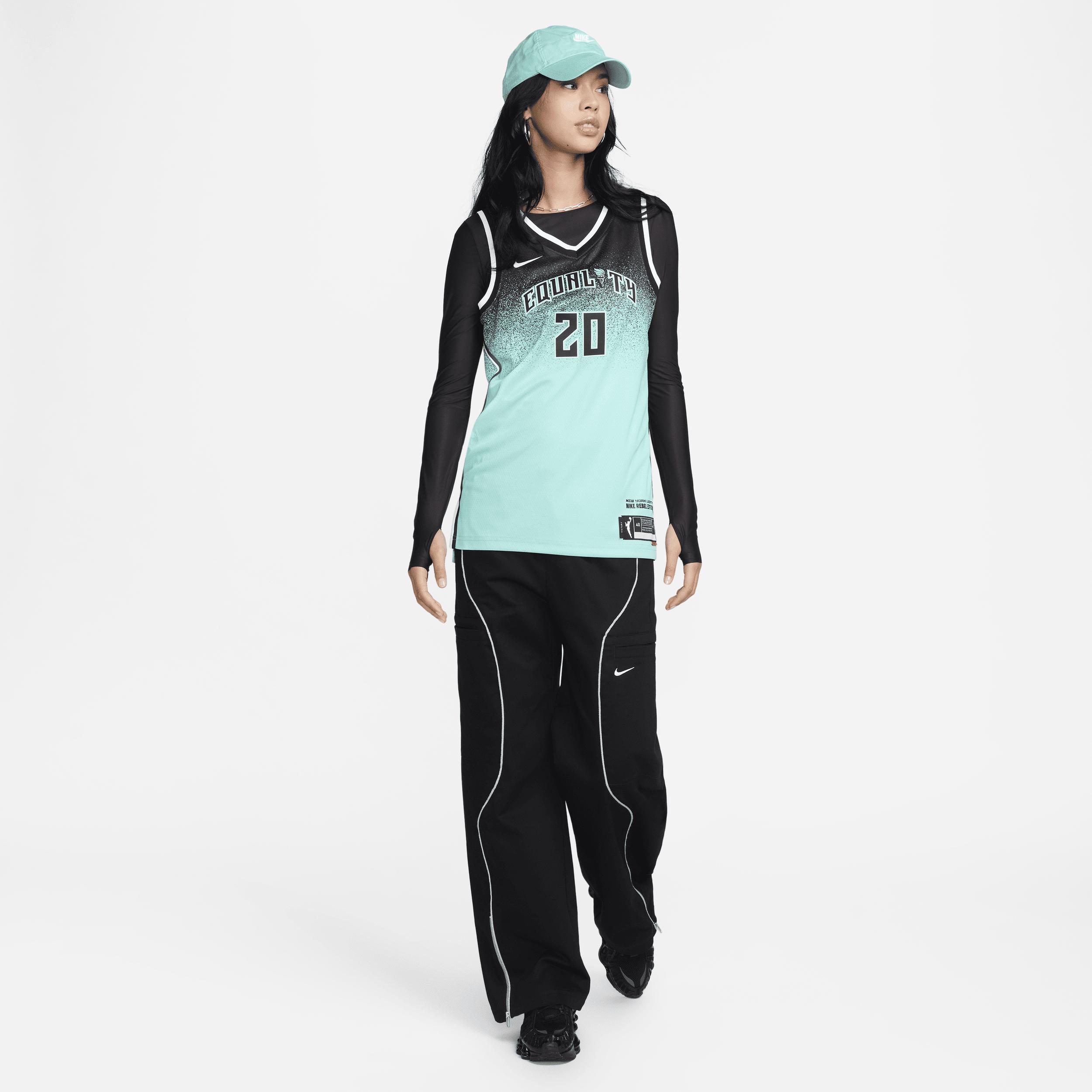 Women's Nike Sabrina Ionescu Mint New York Liberty 2023 Rebel Edition Victory Player Jersey,  Product Image