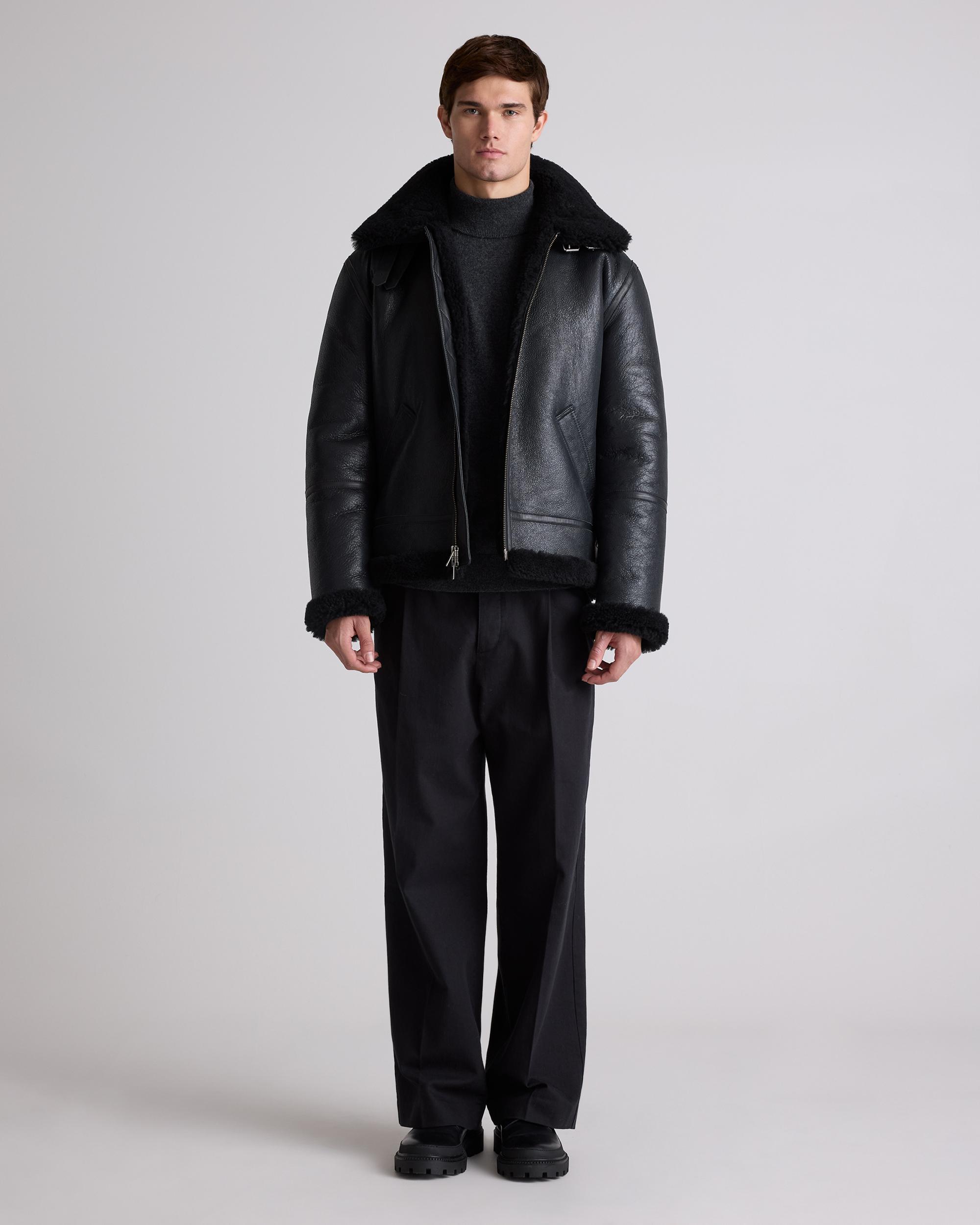 Quince | Men's 100% Shearling Bomber Jacket Size XL, Leather Product Image