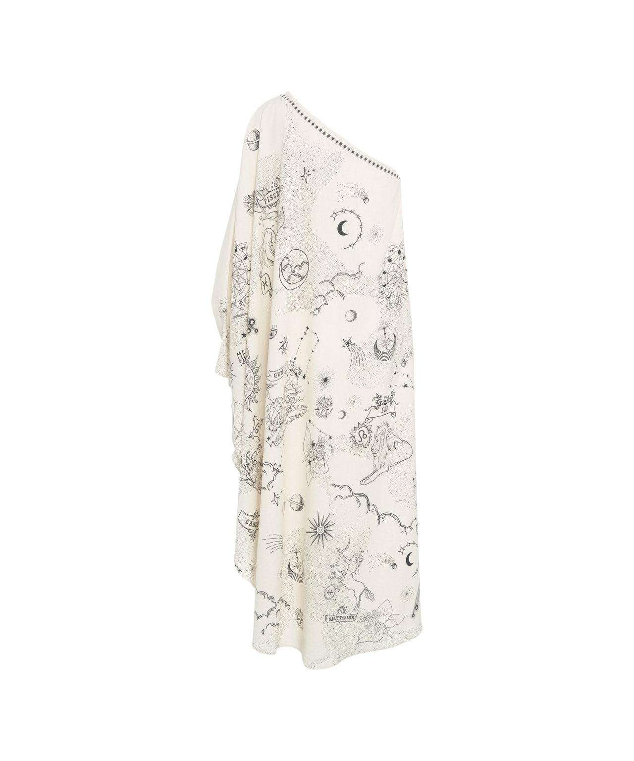 Linen foulard with print Product Image