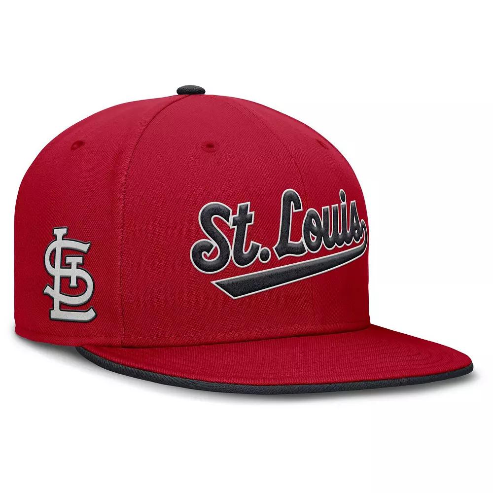 Men's Nike Red St. Louis Cardinals True Performance Fitted Hat,  Product Image