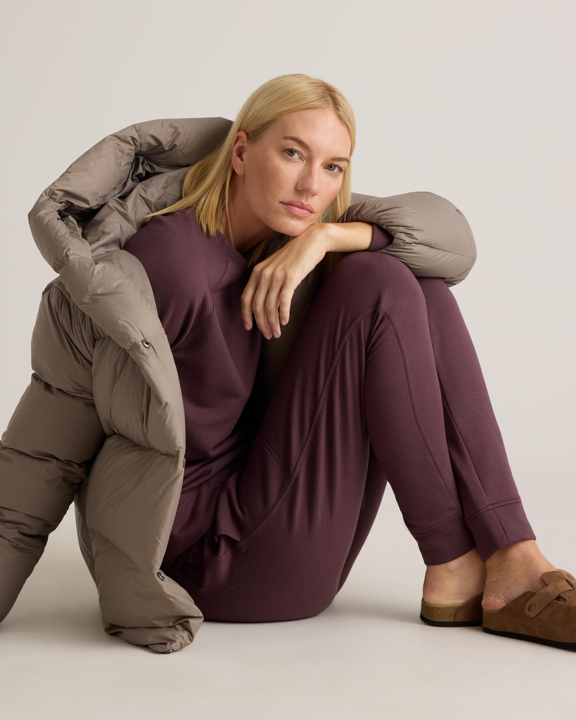 Quince | Women's SuperSoft Fleece Joggers Lenzing Modal Product Image