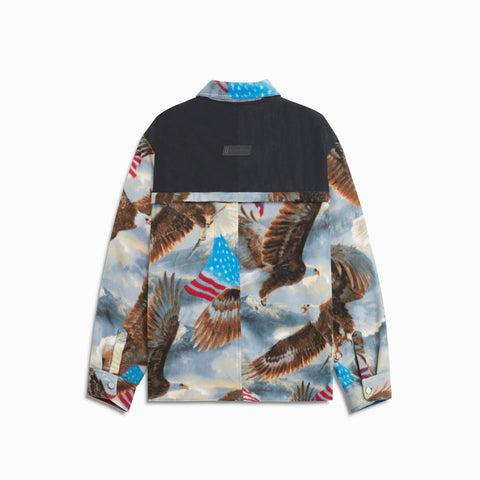 M93 shirt jacket / bold eagle + black Product Image