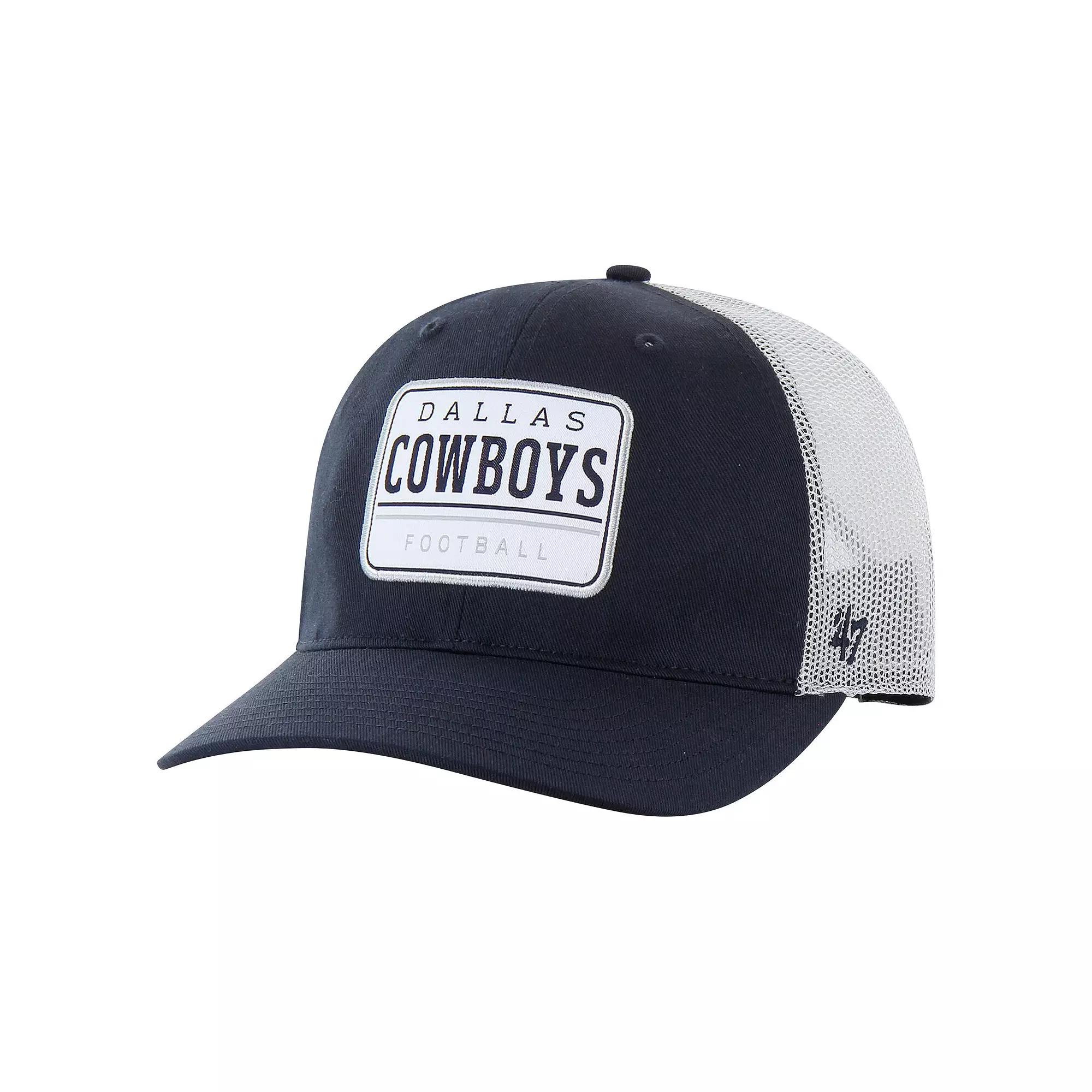 Men's '47 Navy Dallas Cowboys Ellington Trucker Adjustable Hat, Blue Product Image