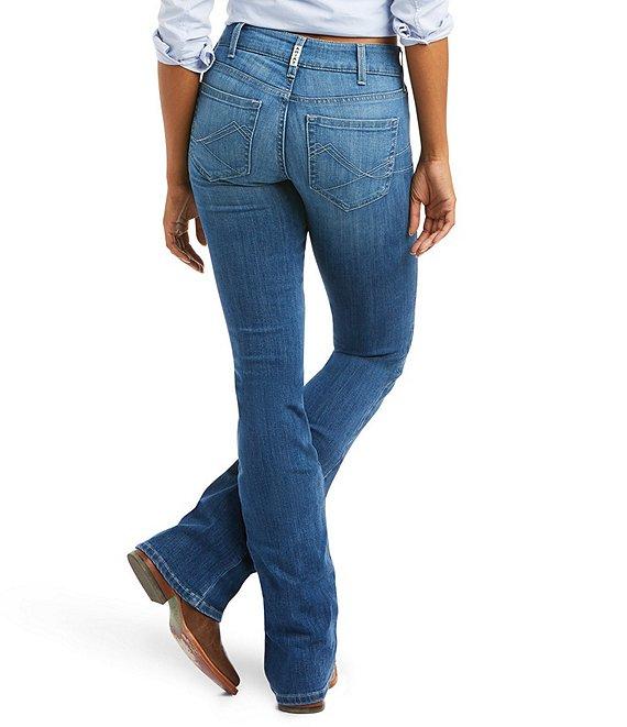 Ariat R.E.A.L Patricia Mid Rise Bootcut Repreve Cotton Blend Jeans Product Image
