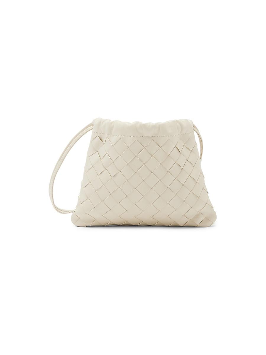 Womens Small Dustbag Intrecciato Leather Shoulder Bag Product Image