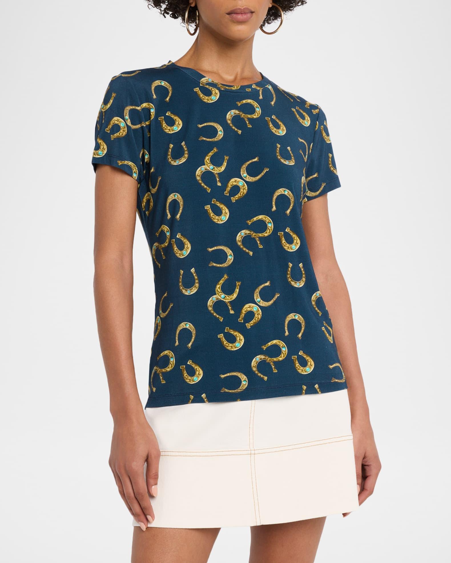 Ressi Short-Sleeve Horseshoe Tee Product Image