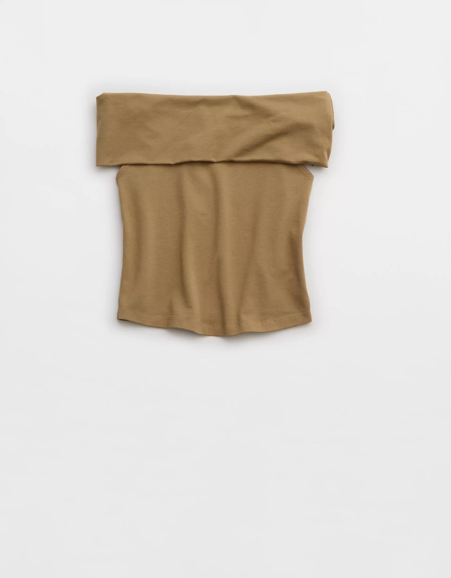 Aerie Chill Up Off The Shoulder Top Product Image