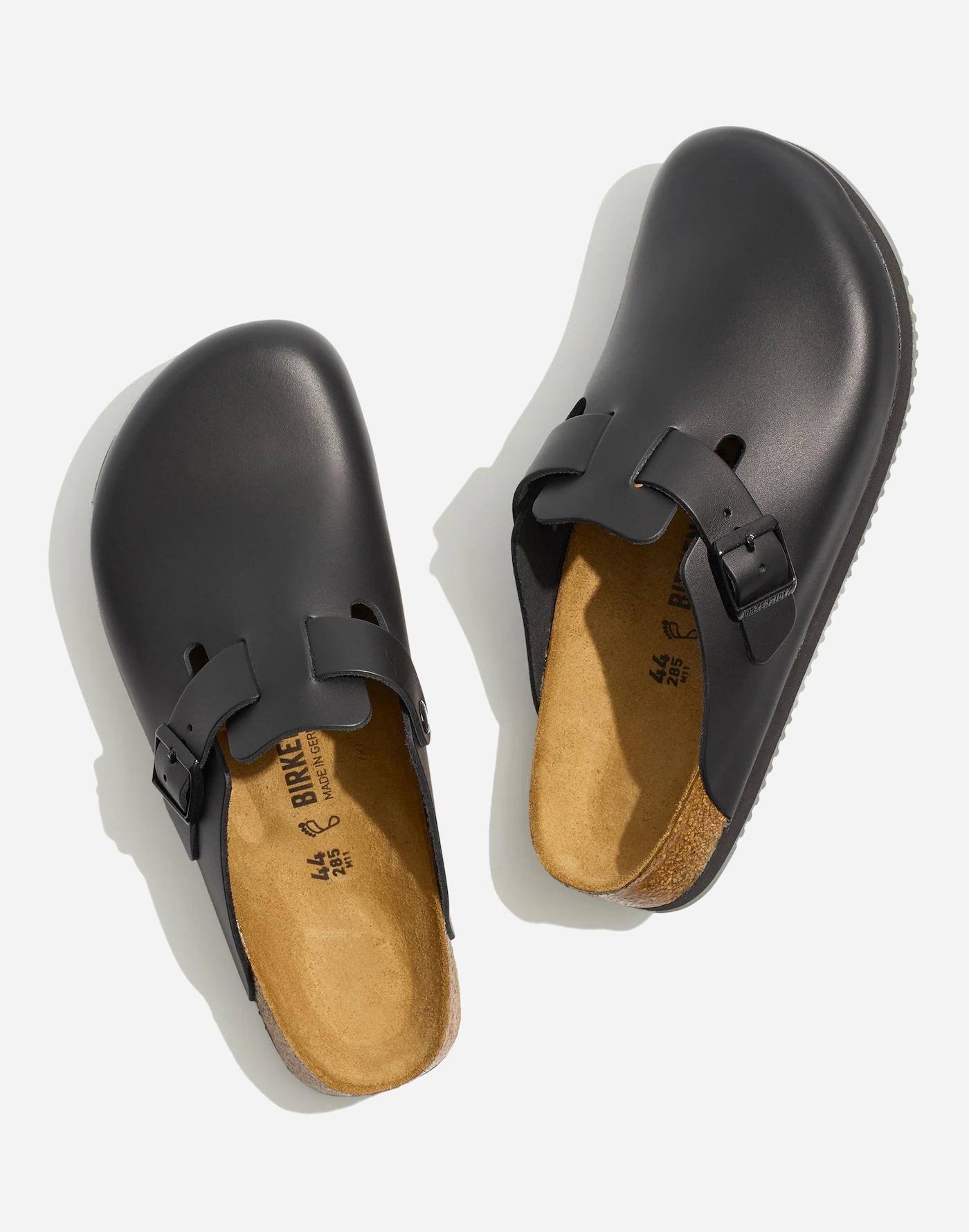 Birkenstock® Boston Grip Leather Clogs Product Image