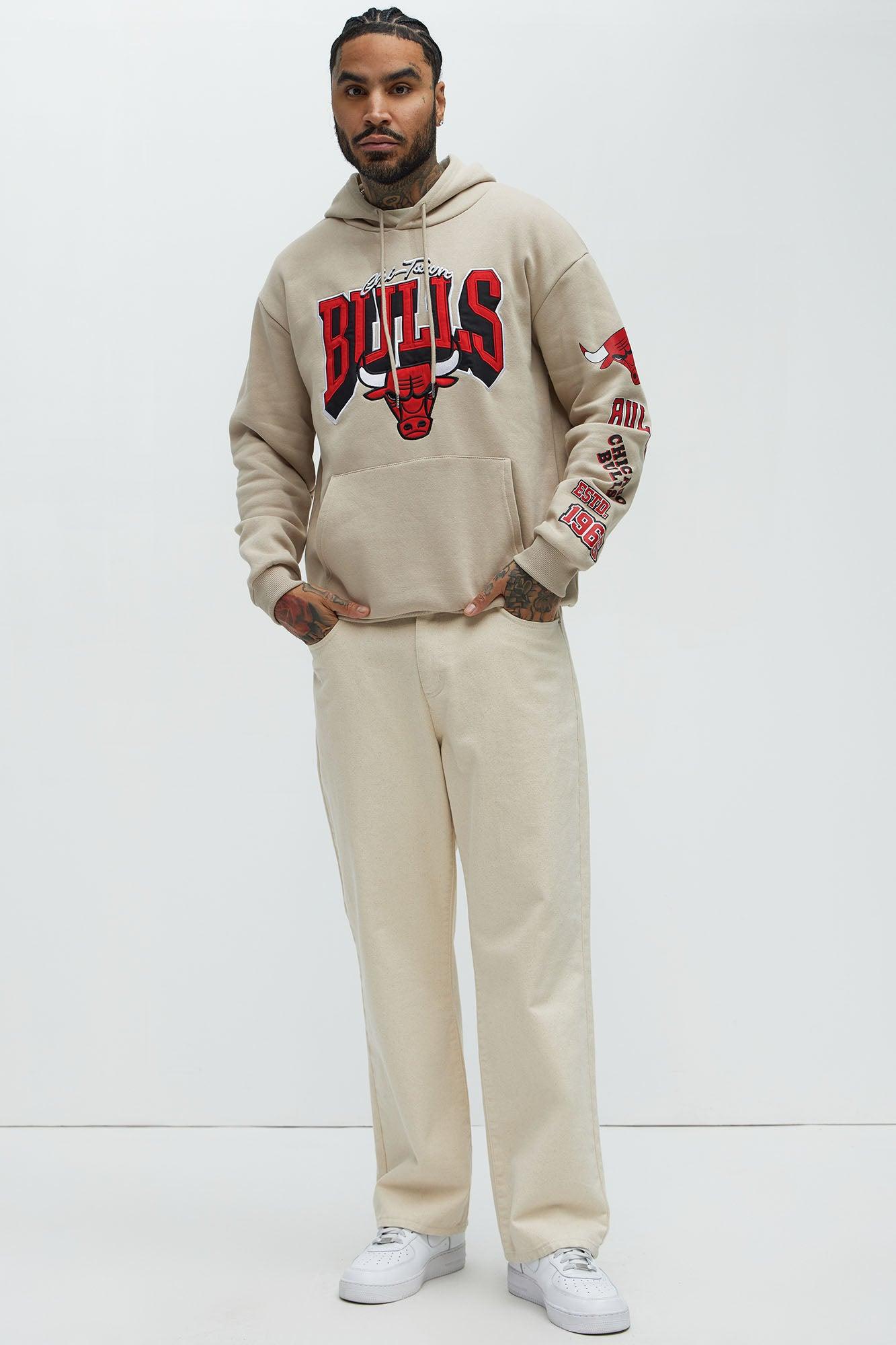 Bulls City Connect Hoodie - Sand Male Product Image