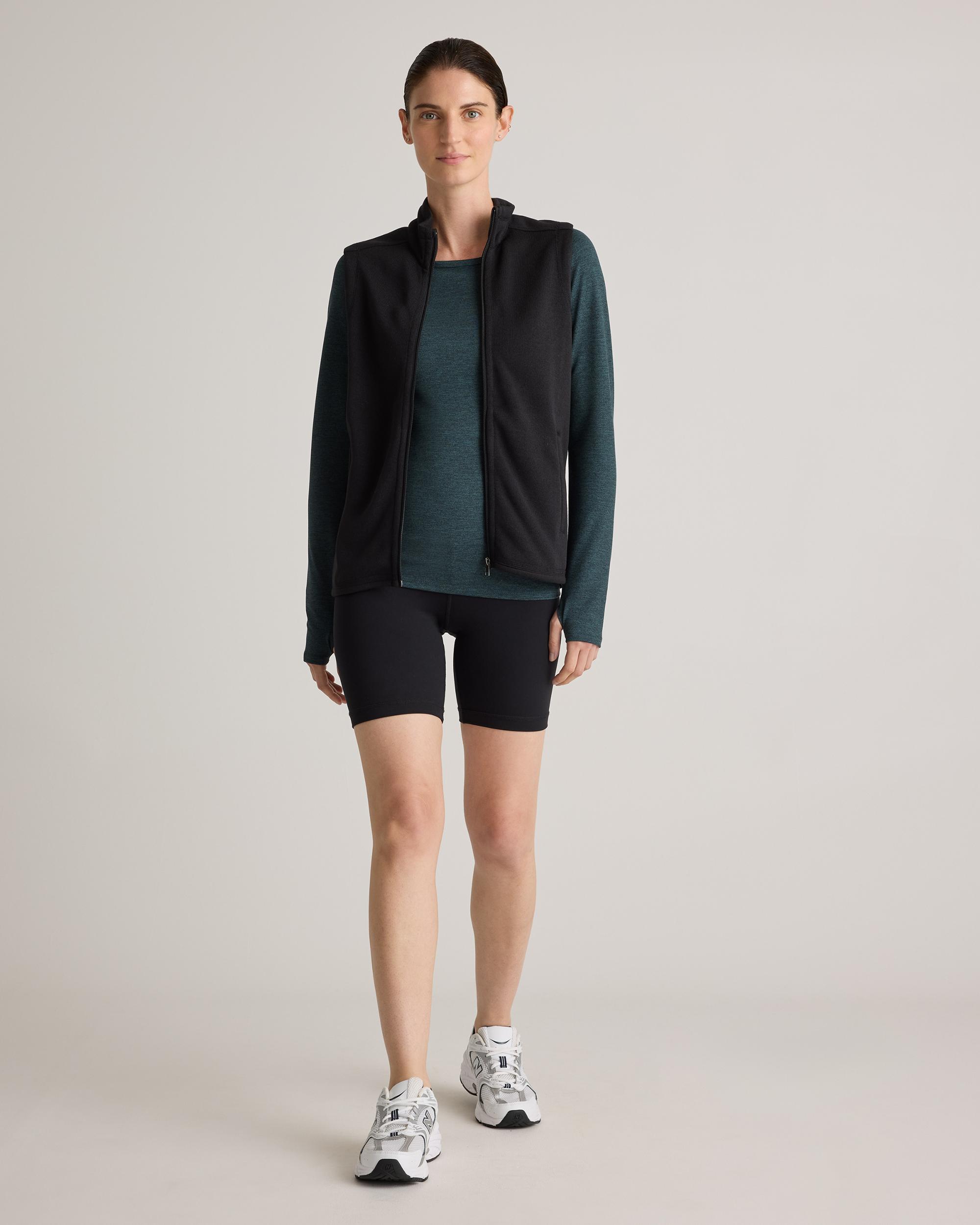 Quince | Women's Ultra-Soft Fitted Long Sleeve Top Size XS, Polyester Product Image