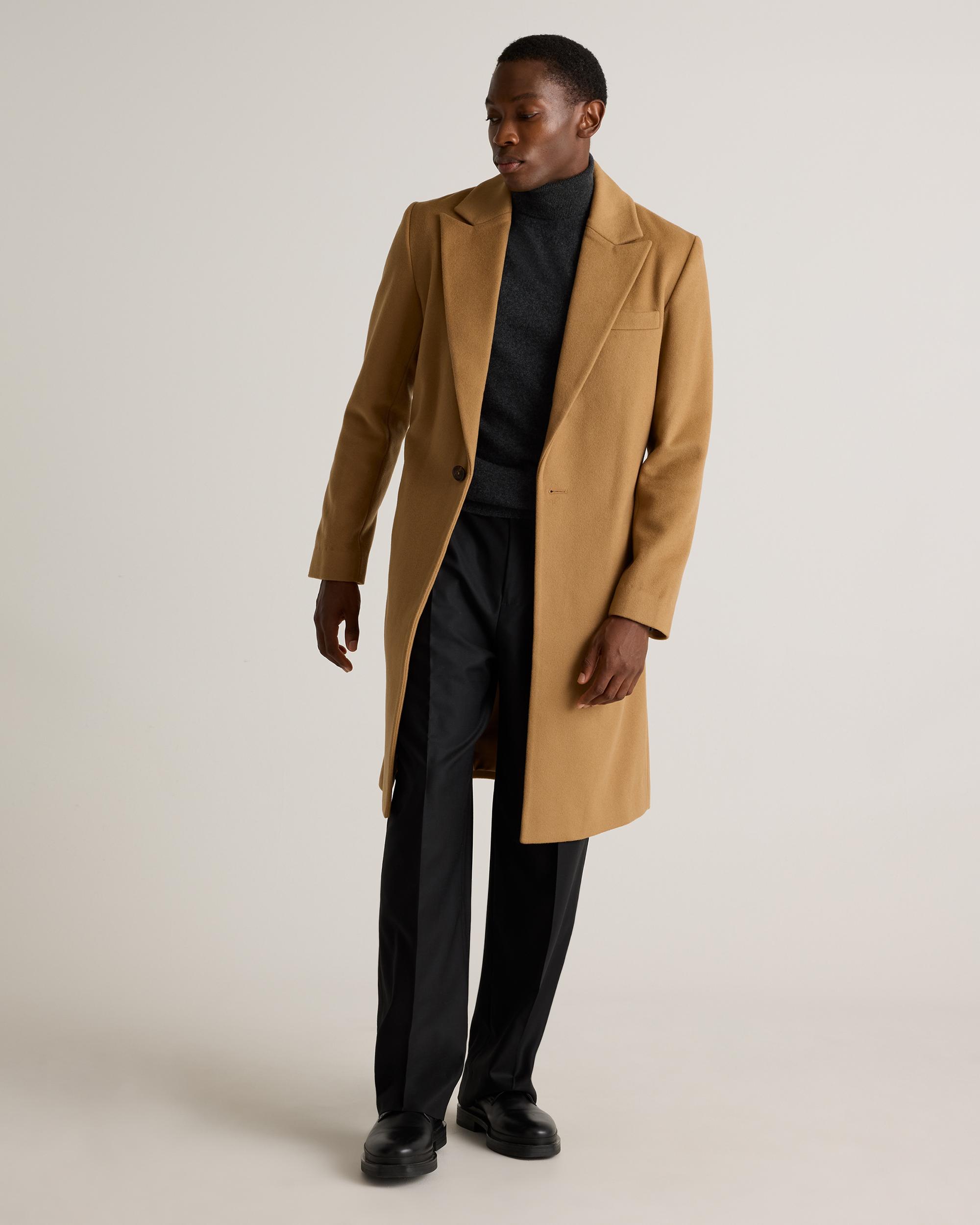 Quince | Men's Italian Wool Belted Overcoat Wool/Nylon Product Image