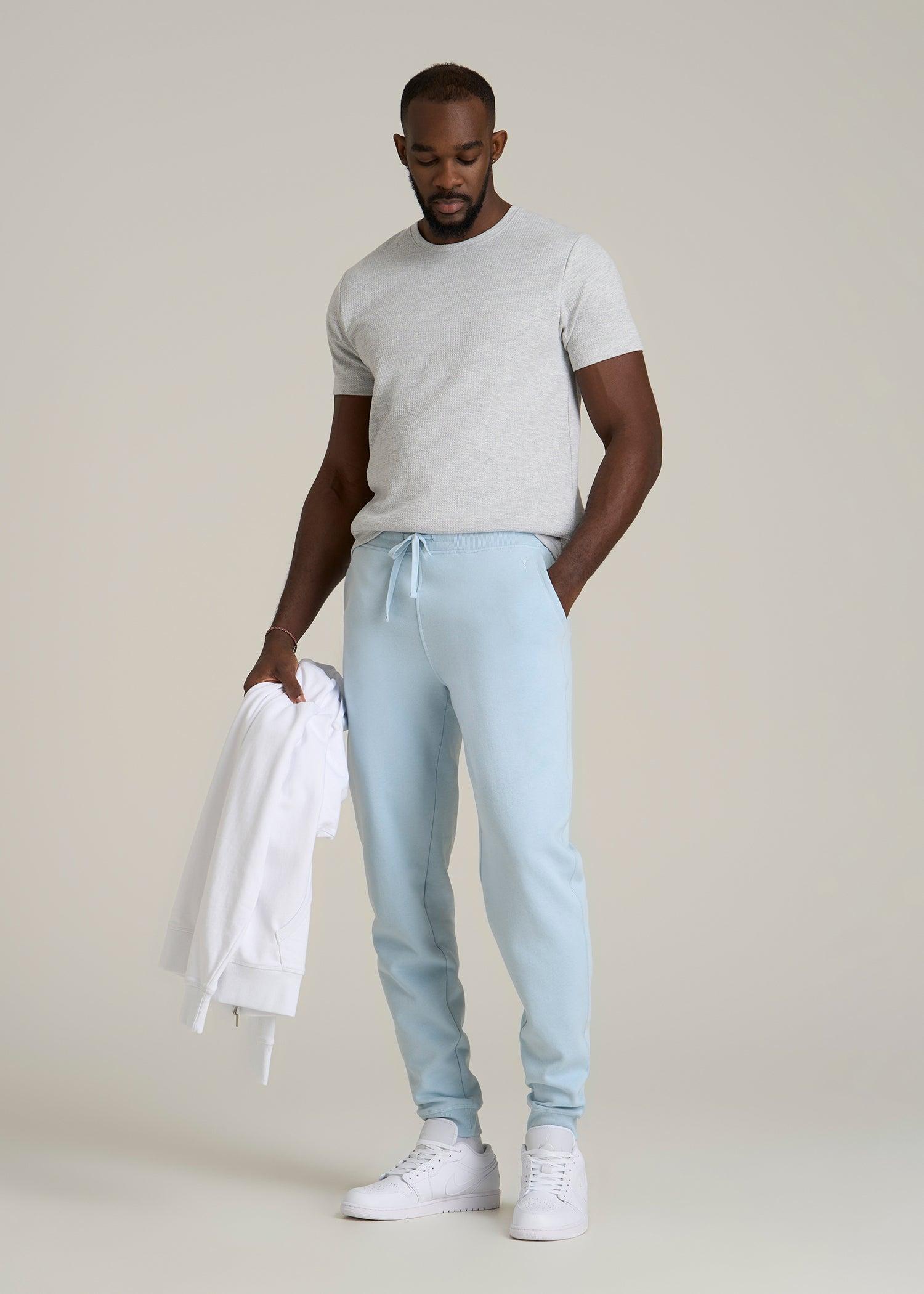 Wearever 2.0 Fleece Joggers for Tall Men in Ice Blue Male Product Image