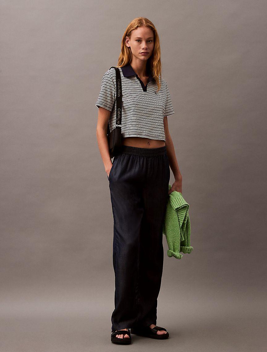 Relaxed Denim Pull-On Jeans Product Image