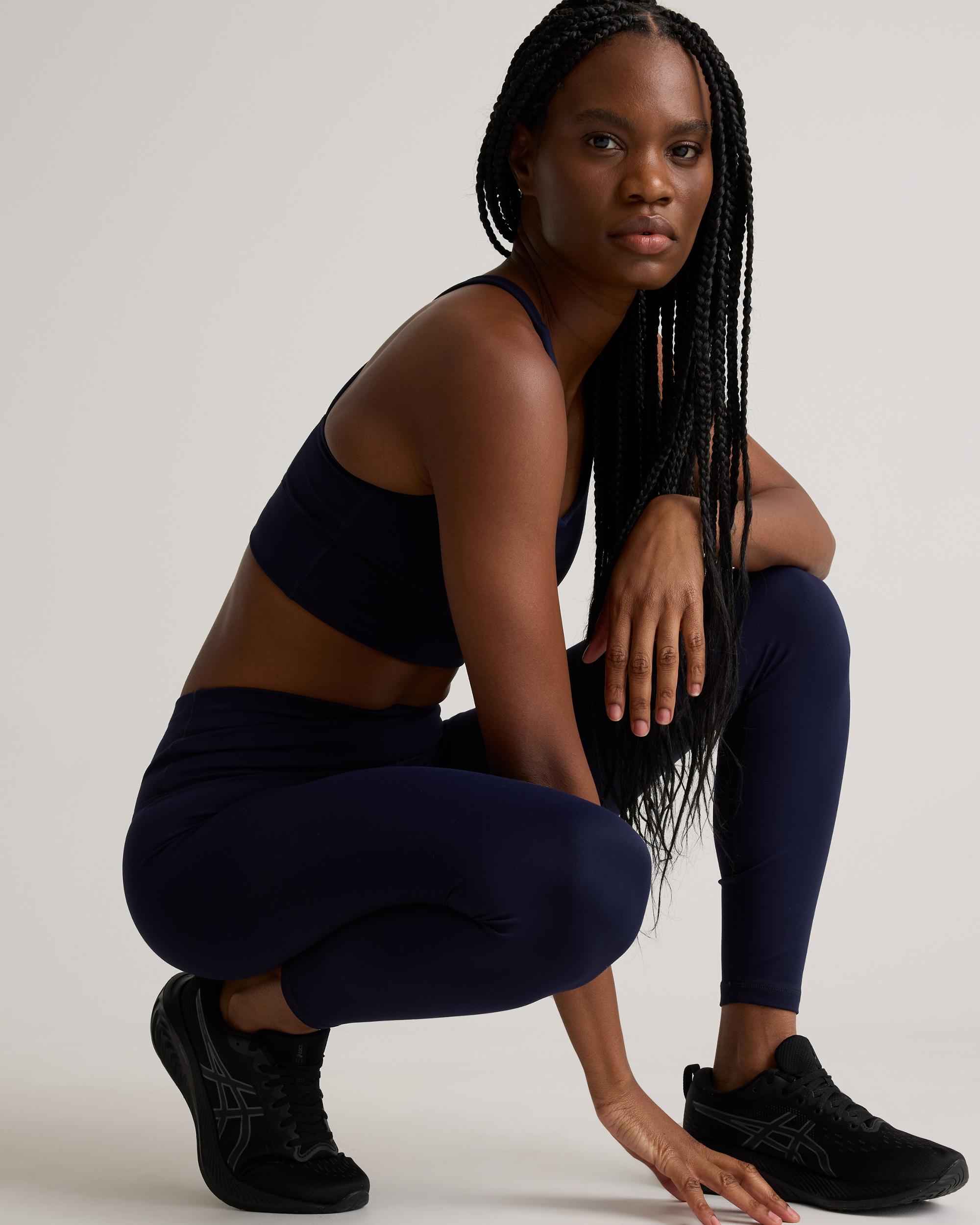 Quince | Women's Power-Up Strappy Sports Bra Nylon/Spandex Product Image