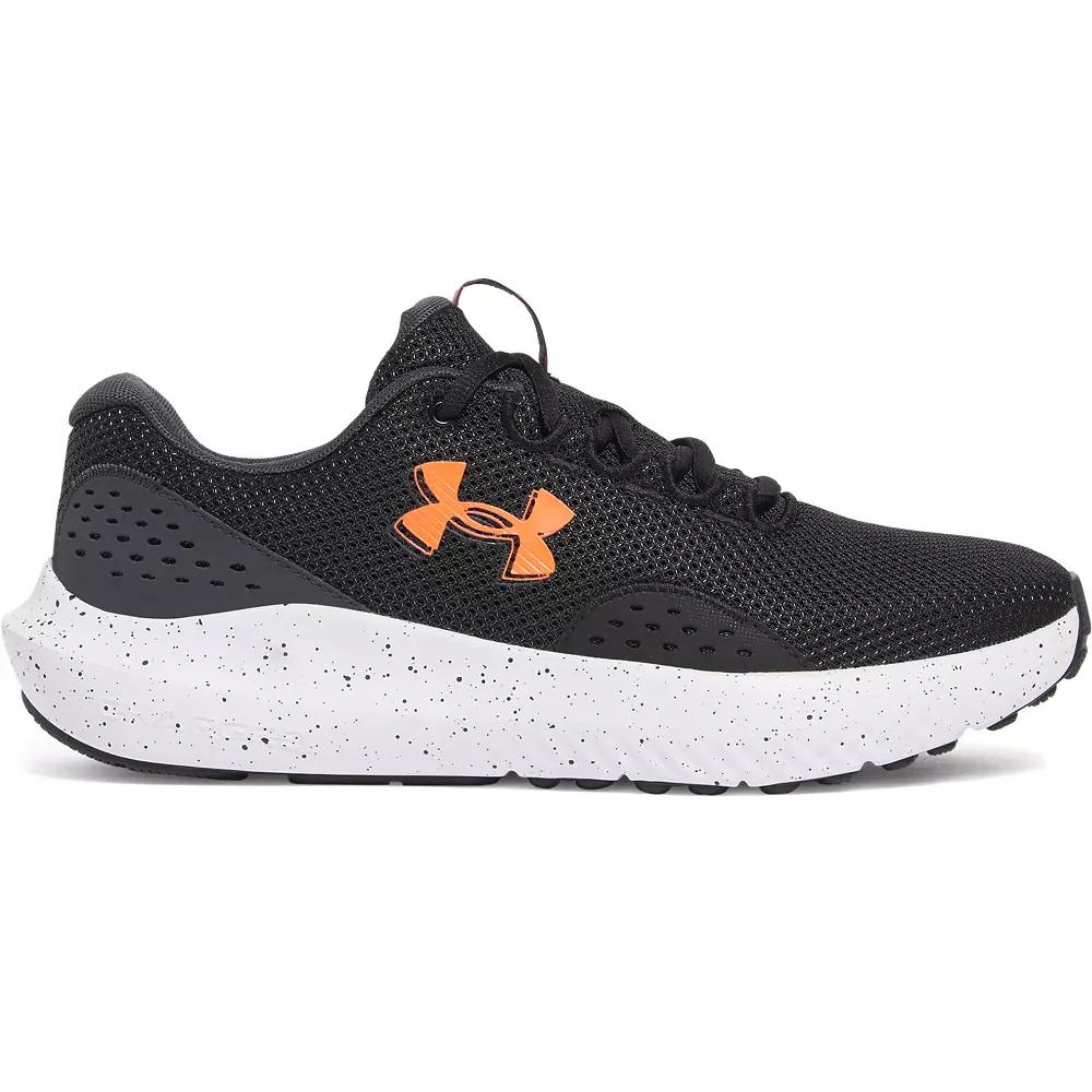 Under Armour Surge 4 Men's Running Shoes, Size: 10.5, Black Red Product Image