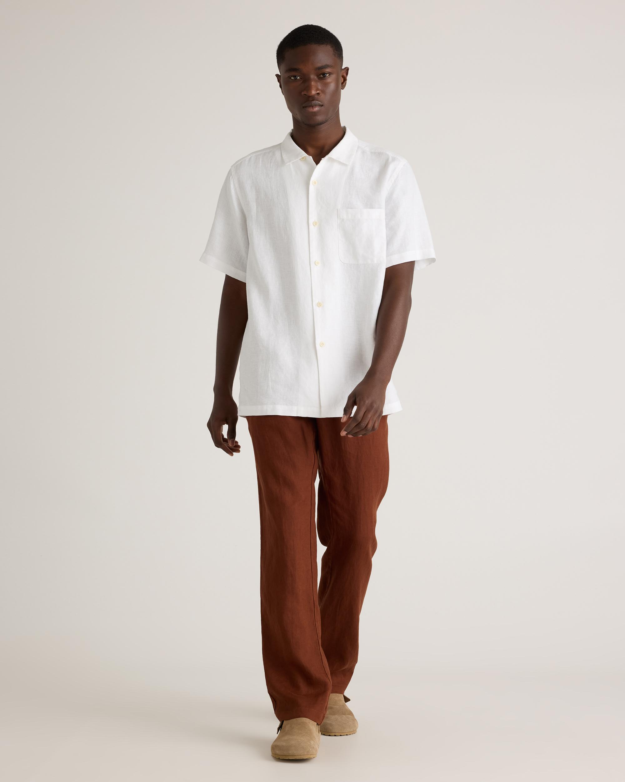 Quince | Men's 100% European Linen Camp Shirt Product Image