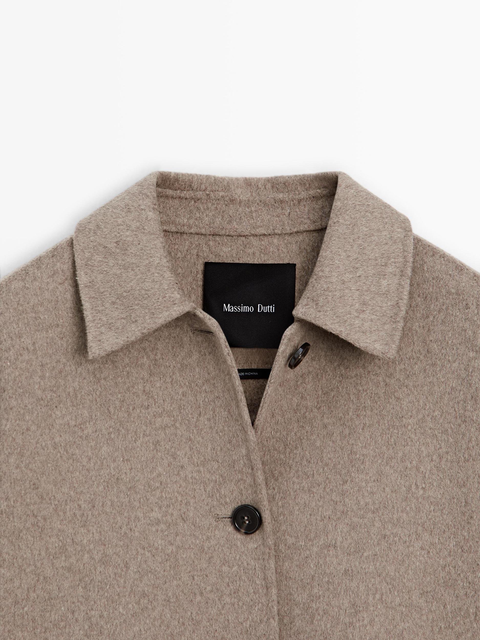 Medium wool blend coat Product Image