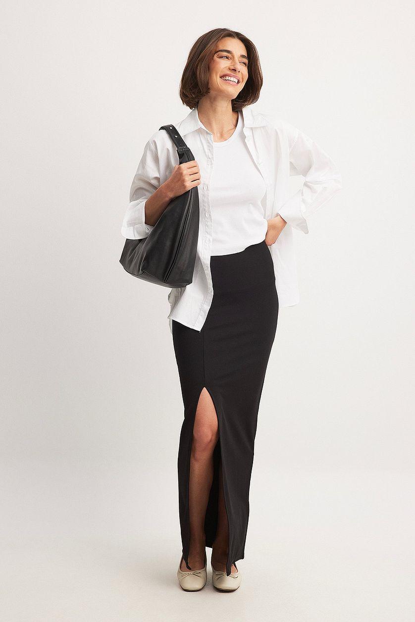 Slit Jersey Skirt Product Image