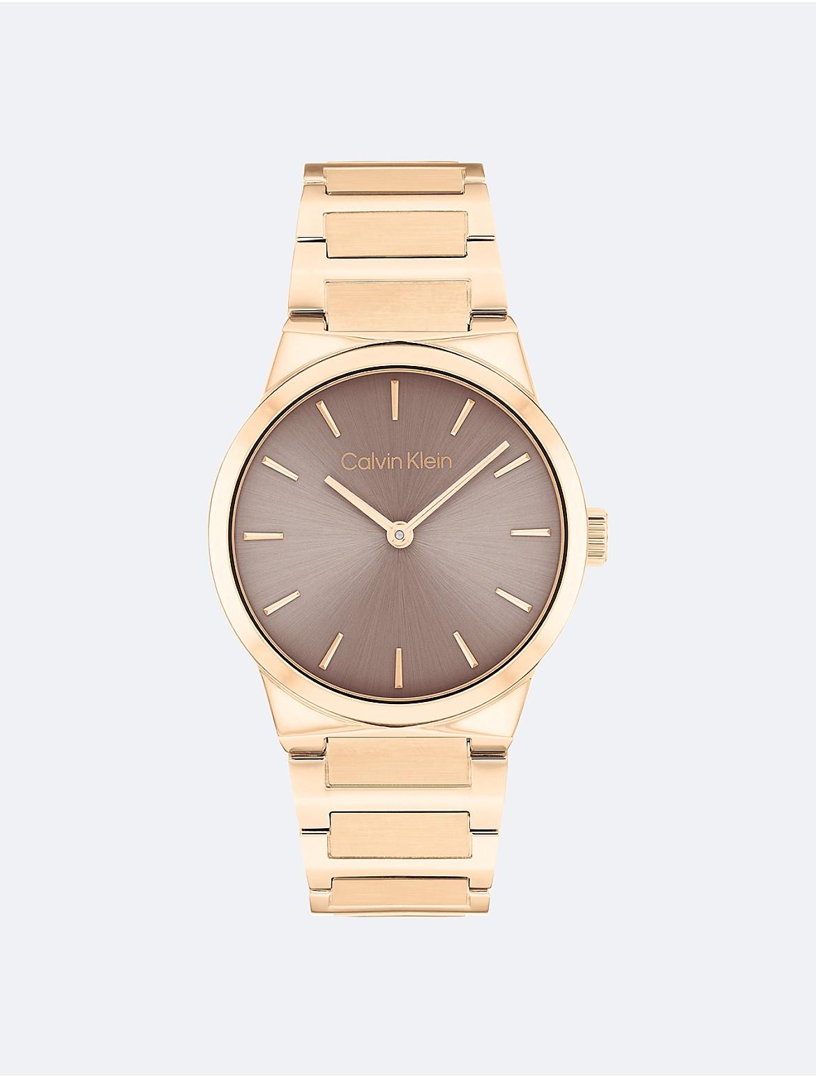 Calvin Klein Mens Minimalist Integrated Link Bracelet 32mm Watch - Metallic Product Image