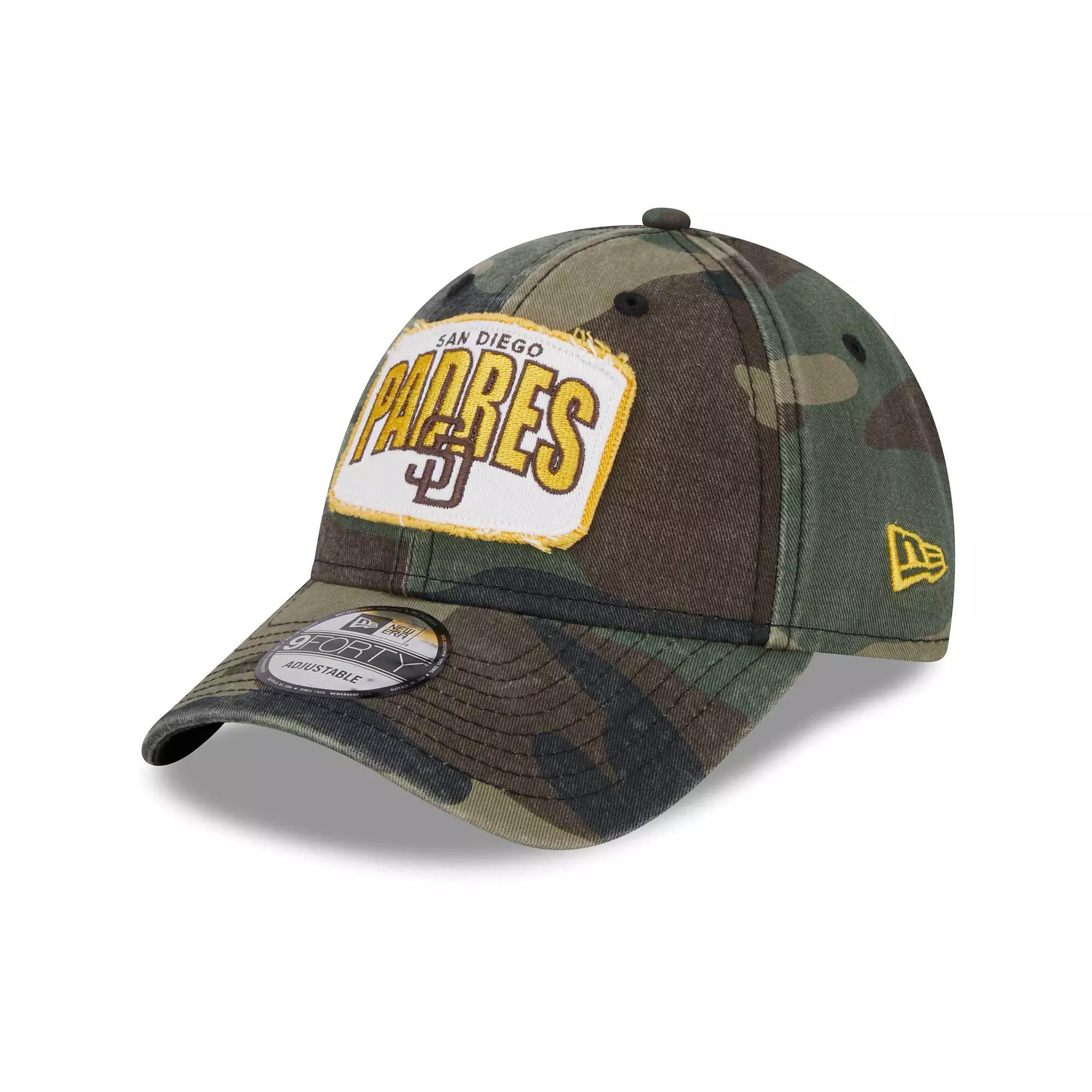 Men's New Era Camo San Diego Padres Gameday 9FORTY Adjustable Hat, Green Product Image
