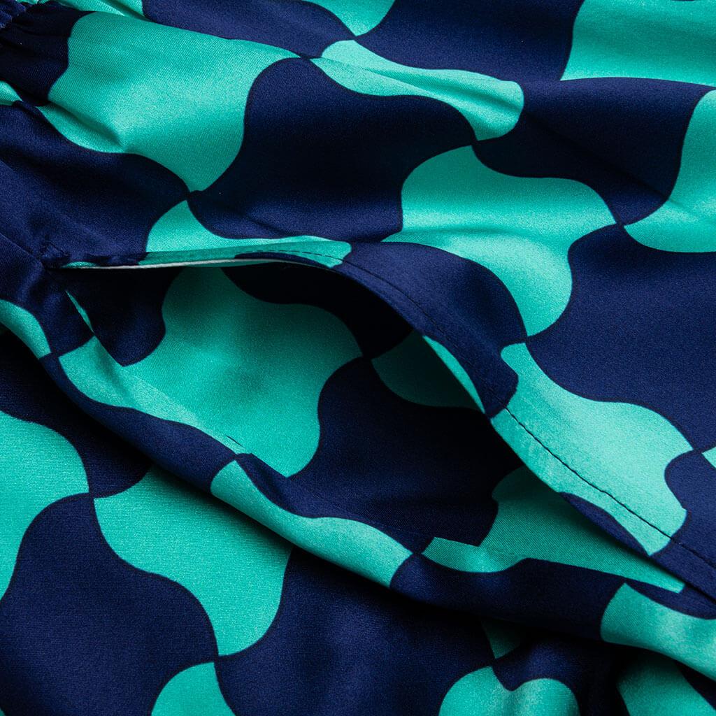 Pool Tile Silk Satin Shorts - Multi Male Product Image