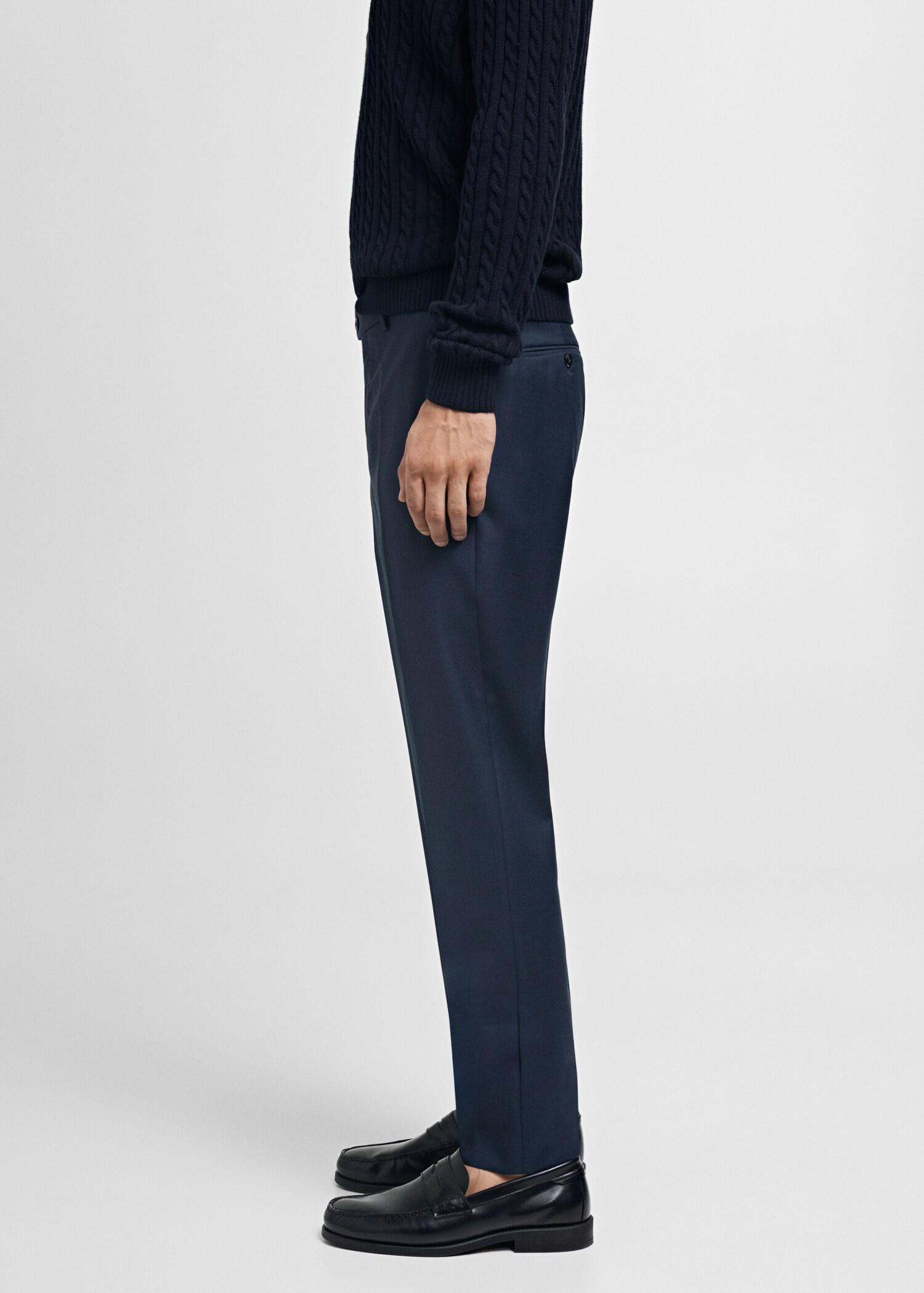 Venice 100% virgin wool suit pants - Men | MANGO USA Product Image