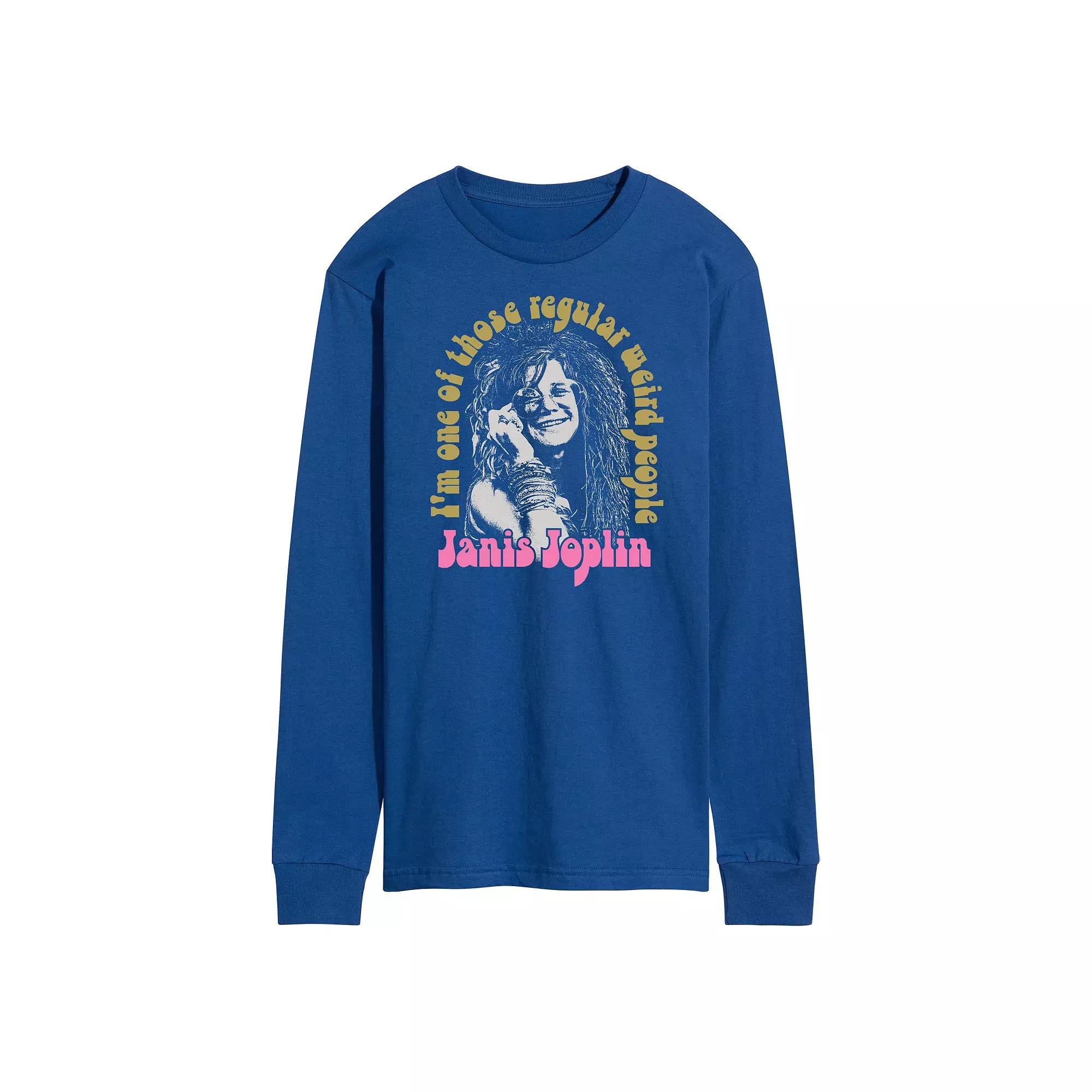 Men's Janis Joplin Weird People Long Sleeve Tee,  Product Image