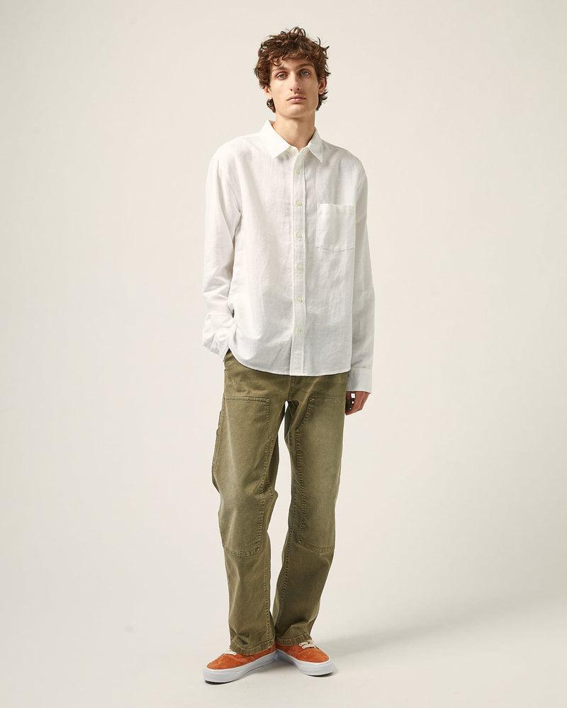 Linen Cotton LS - White Product Image