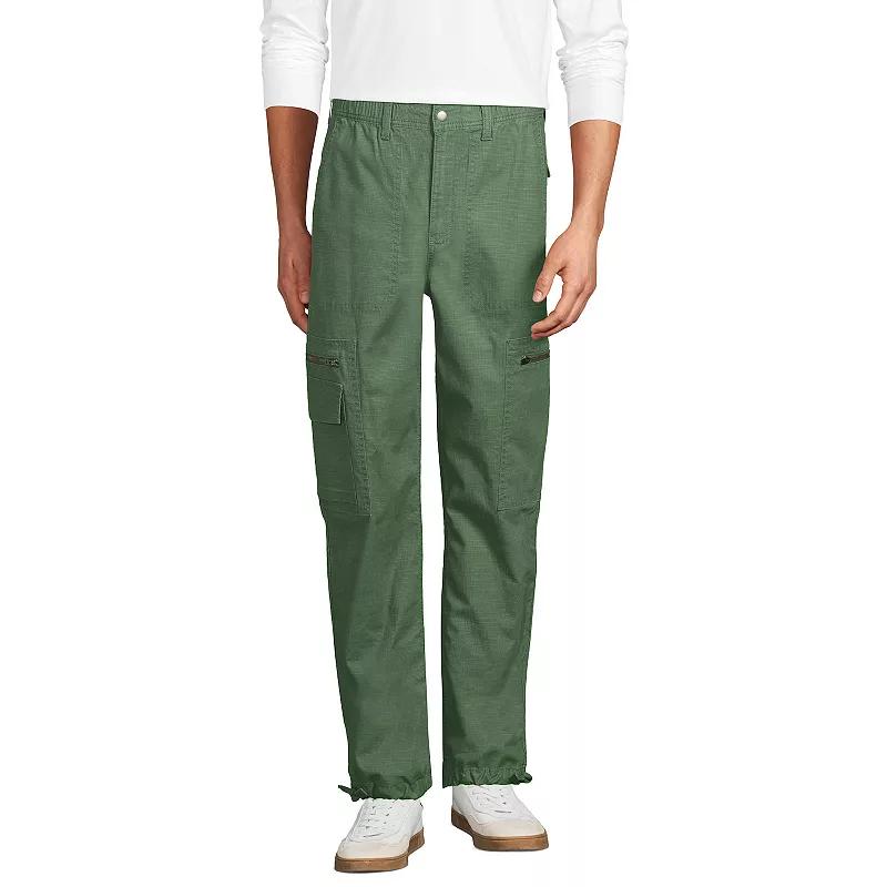 Men's Lands' End Ripstop Parachute Cargo Pants, Size: Large 30, Desert Product Image