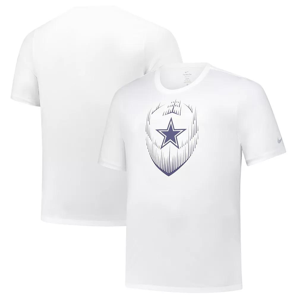 Men's Nike White Dallas Cowboys Big & Tall Blitz Legend Icon Performance T-Shirt,  Product Image