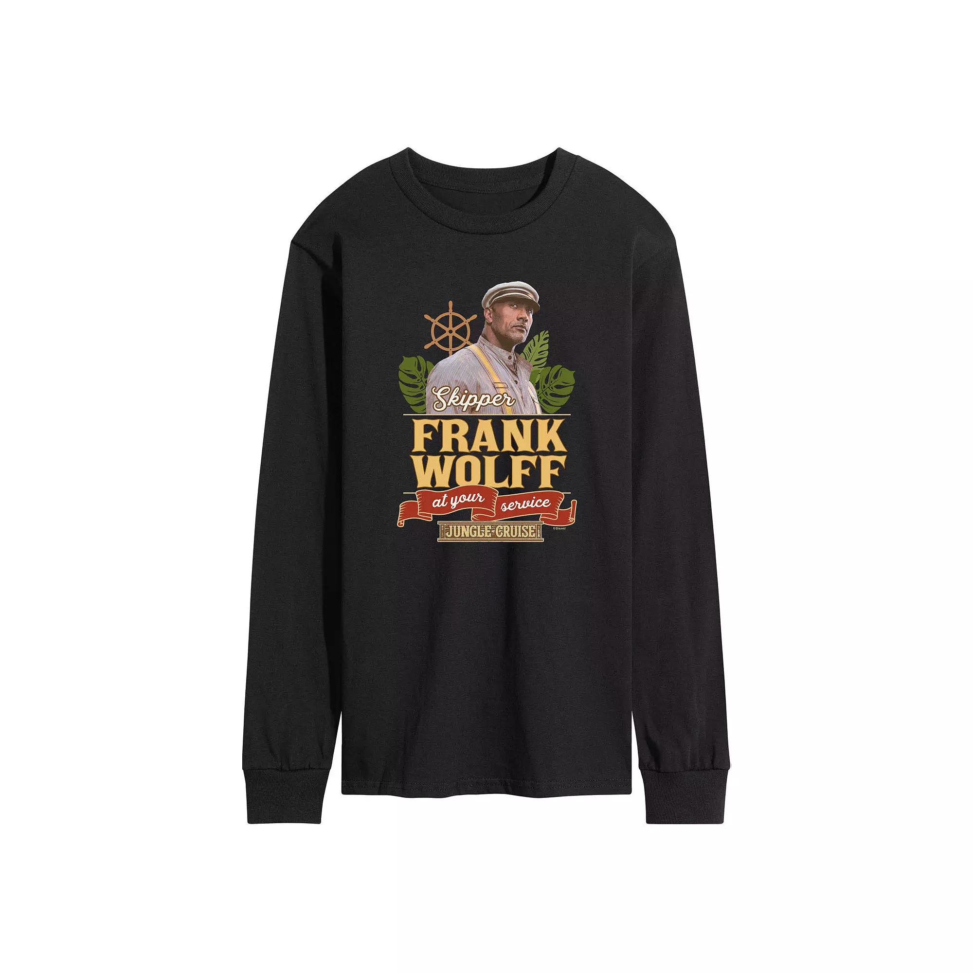 Disney's Jungle Cruise Men's Skipper Frank Wolff Long Sleeve Graphic Tee,  Product Image