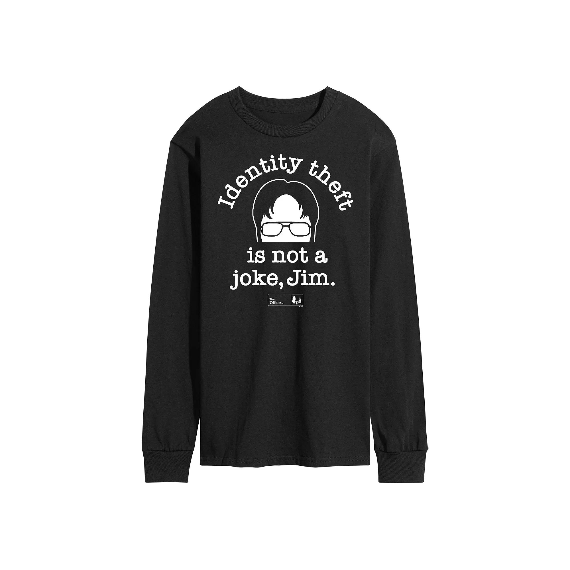 Men's The Office Identity Theft Long Sleeve Tee,  Product Image