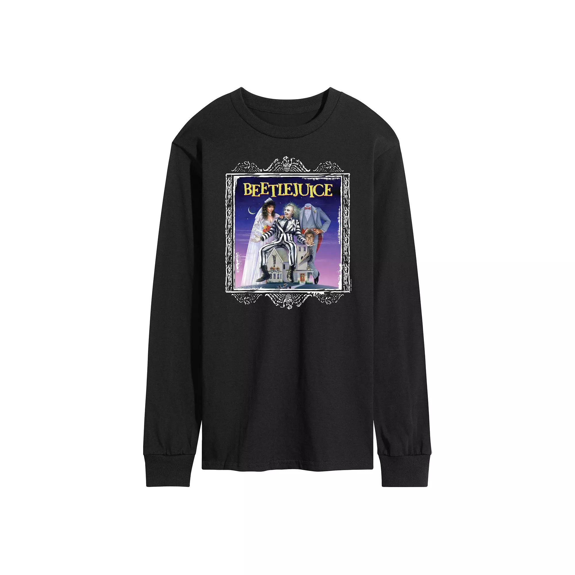 Disney's Mickey Mouse Men's Trick Or Treat Long Sleeve Graphic Tee,  Product Image