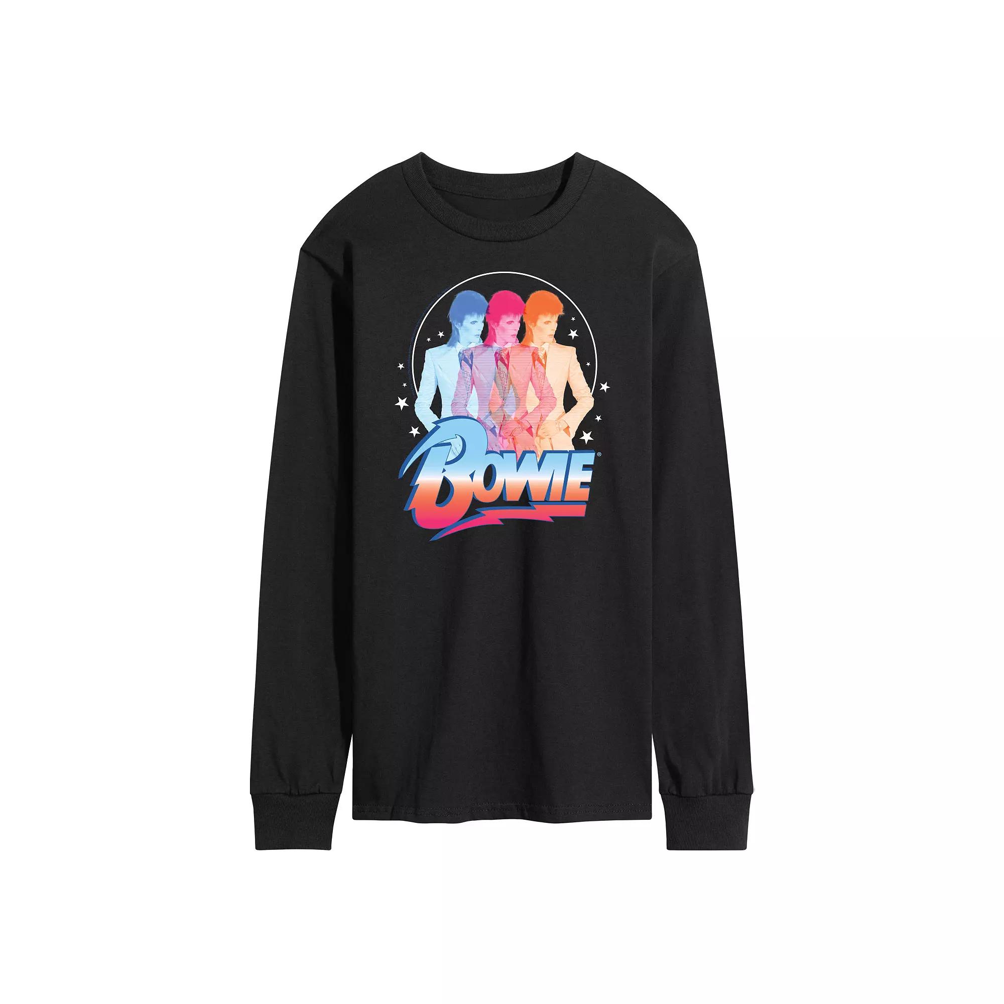 Men's David Bowie Long Sleeve Tee,  Product Image