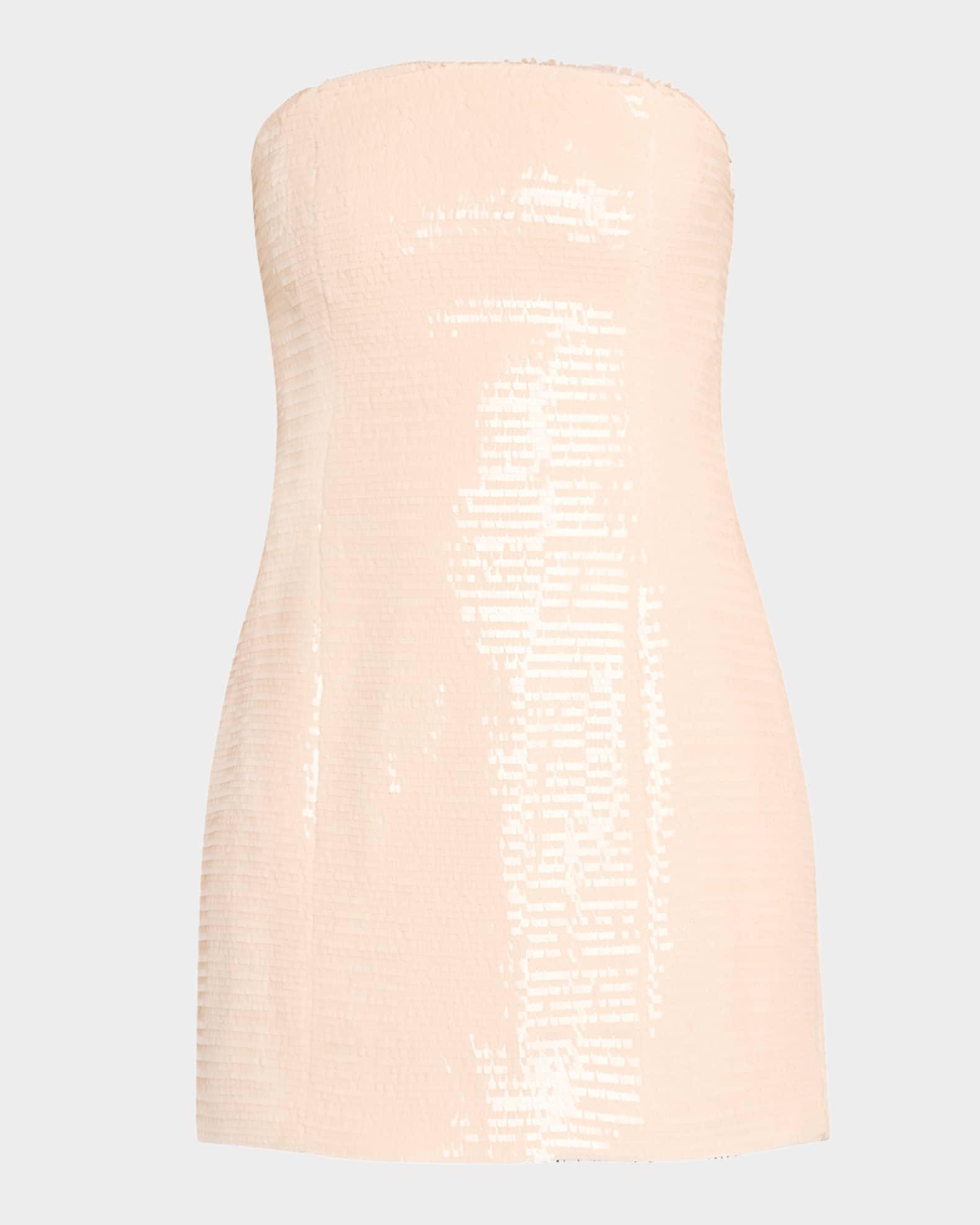 Elsie Strapless Sequin Mini Dress Product Image