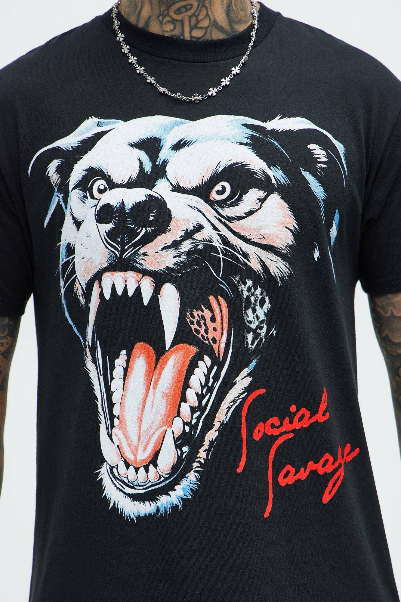 Social Revenge Short Sleeve Tee - Black Product Image