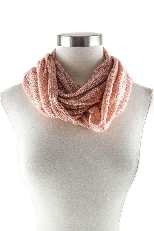 TWO TONED INFINITY SCARF Product Image