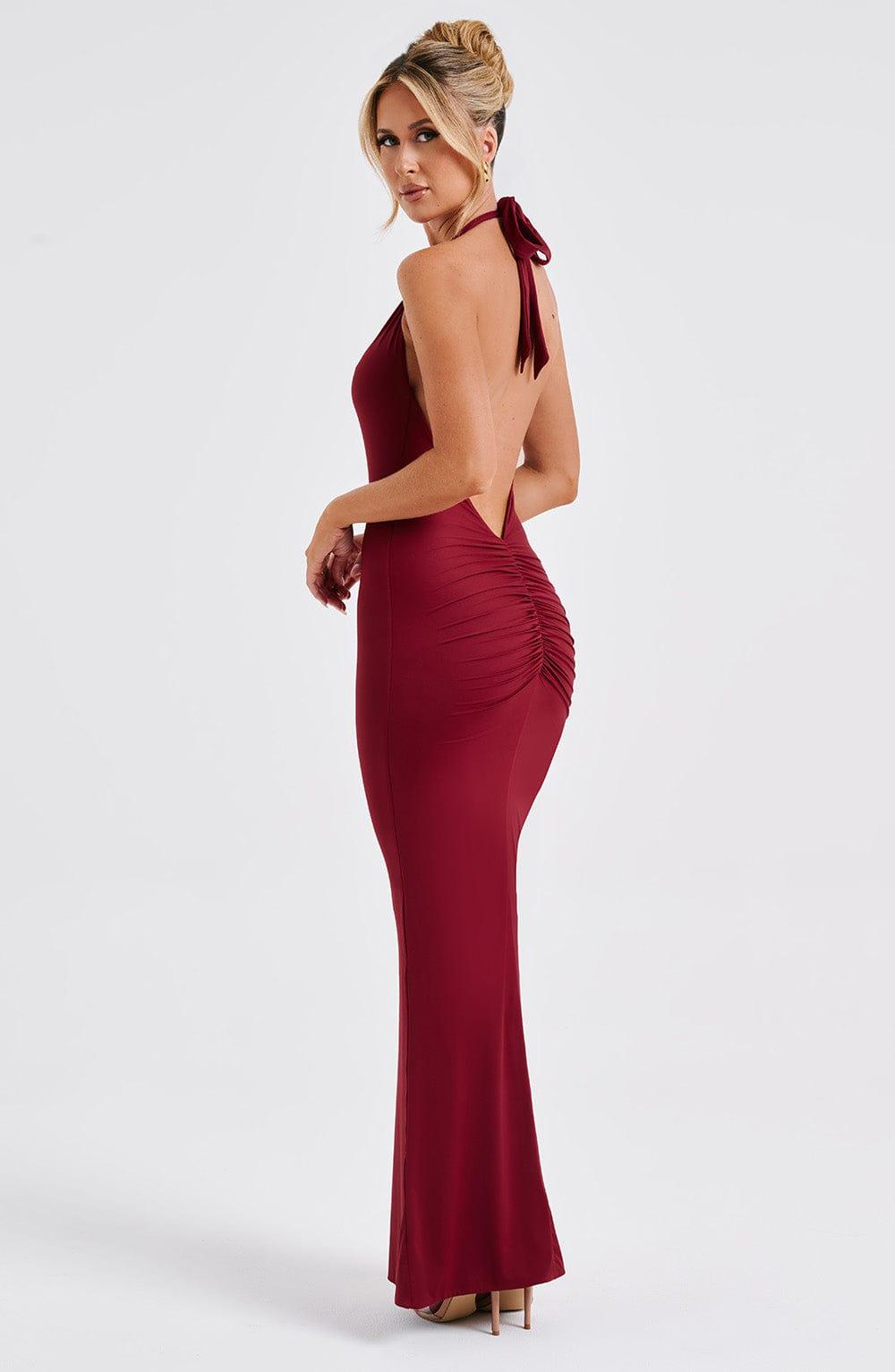 Harmonia Maxi Dress - Burgundy Product Image