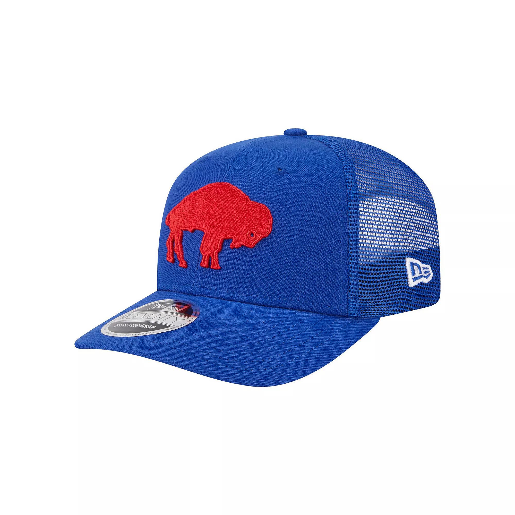 Men's New Era Royal Buffalo Bills Main Trucker 9SEVENTY Stretch-Snap Hat, Blue Product Image