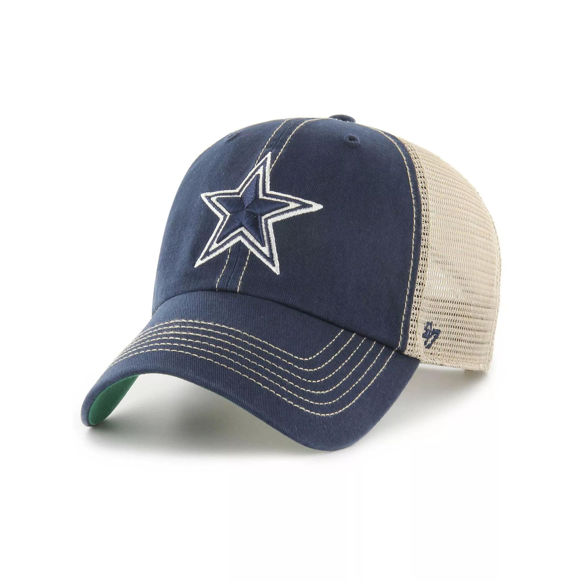 Men's '47 Navy Dallas Cowboys Trawler Clean Up Adjustable Hat, Blue Product Image