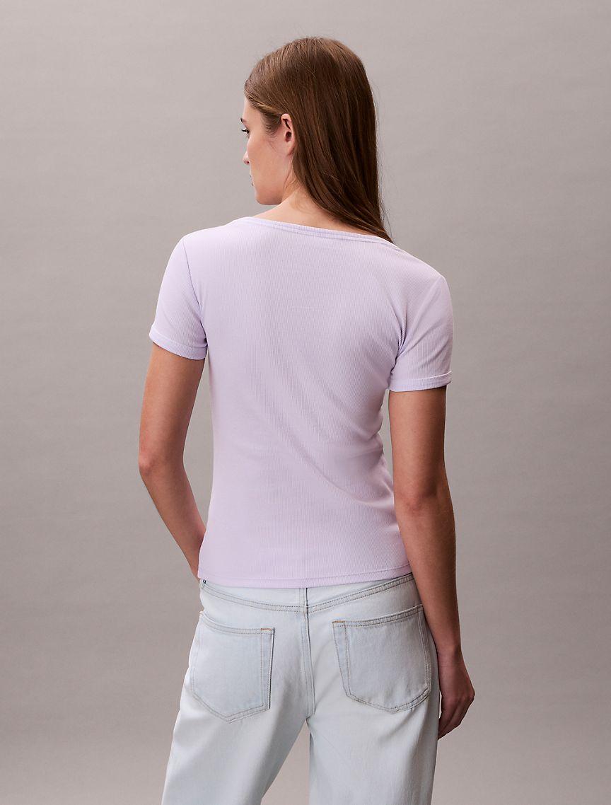 Cotton Contour Rib T-Shirt Product Image