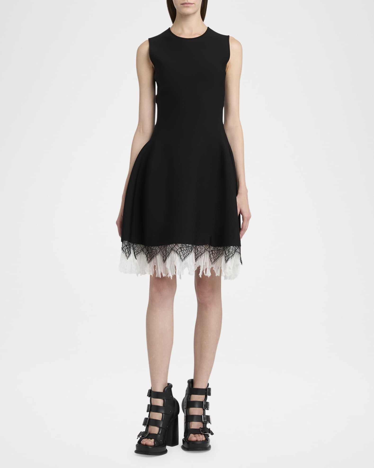 Buckle Leather Peep-Toe Sandals Product Image