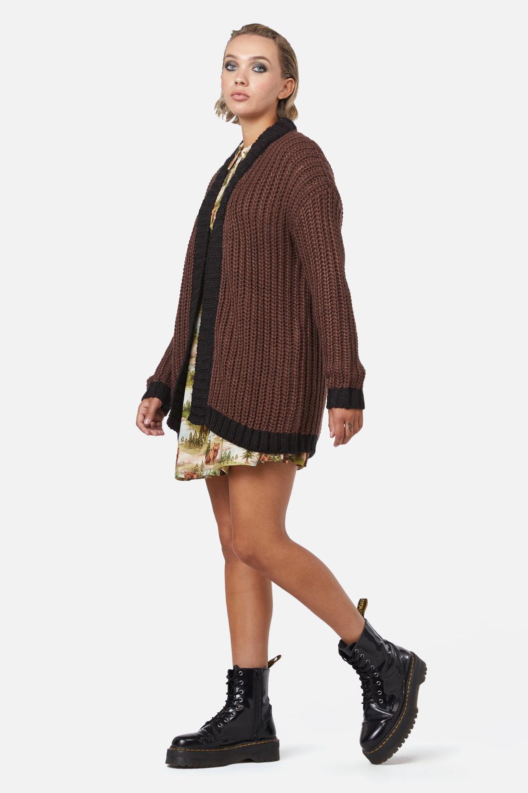 Field Work Chunky Knit Cardi Product Image