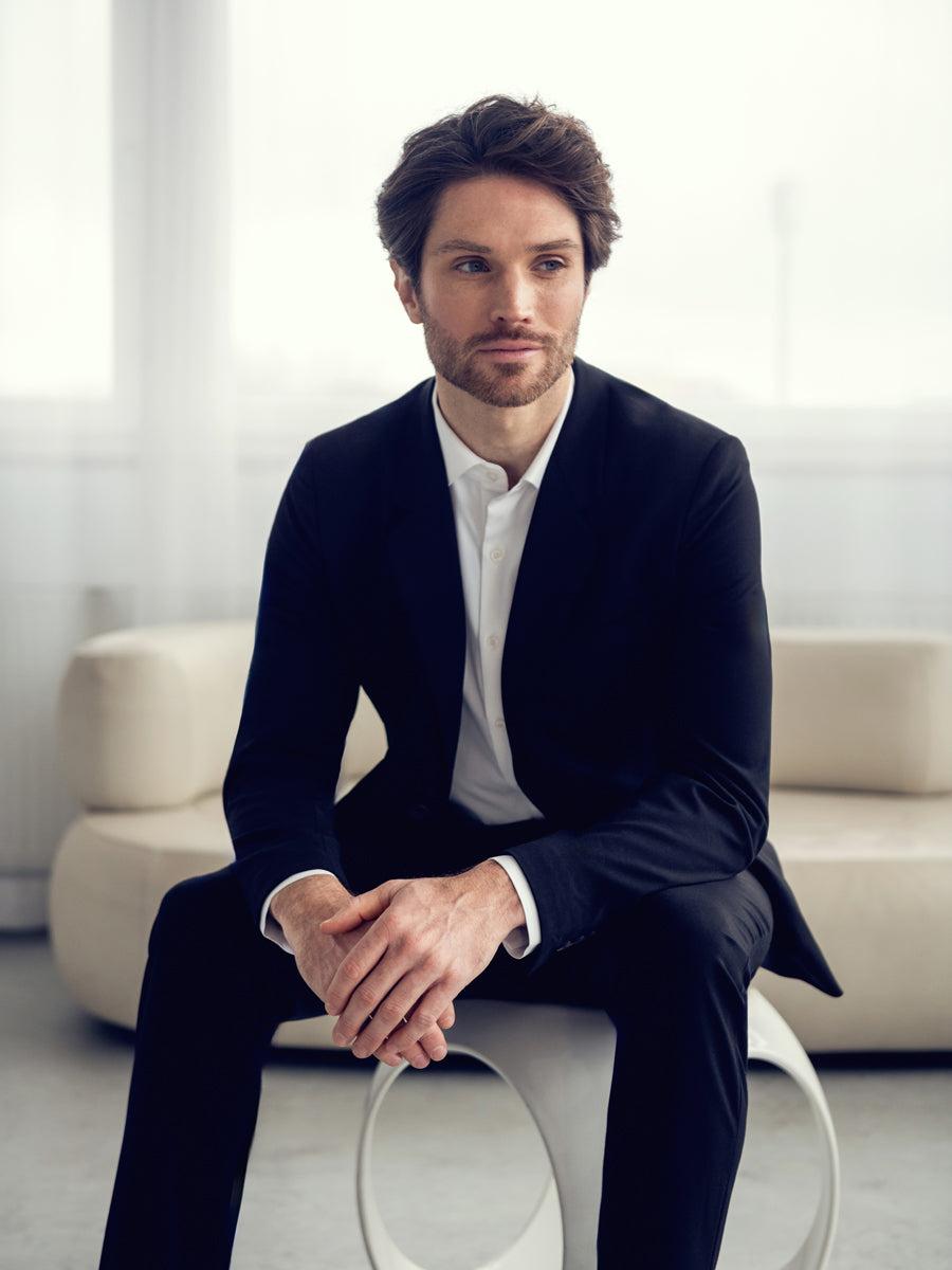 Men's Velocity Suit Jacket - Flax Heather (MPS) Product Image