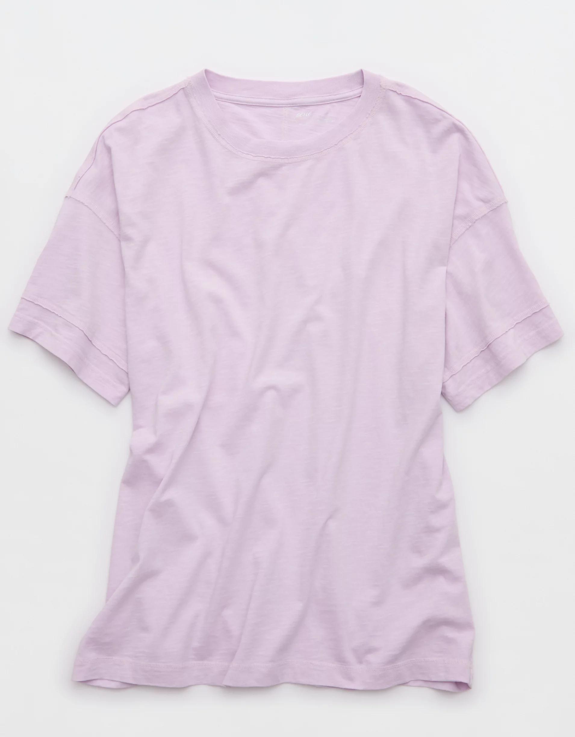Aerie Crew Oversized Boyfriend T-Shirt Women's Product Image