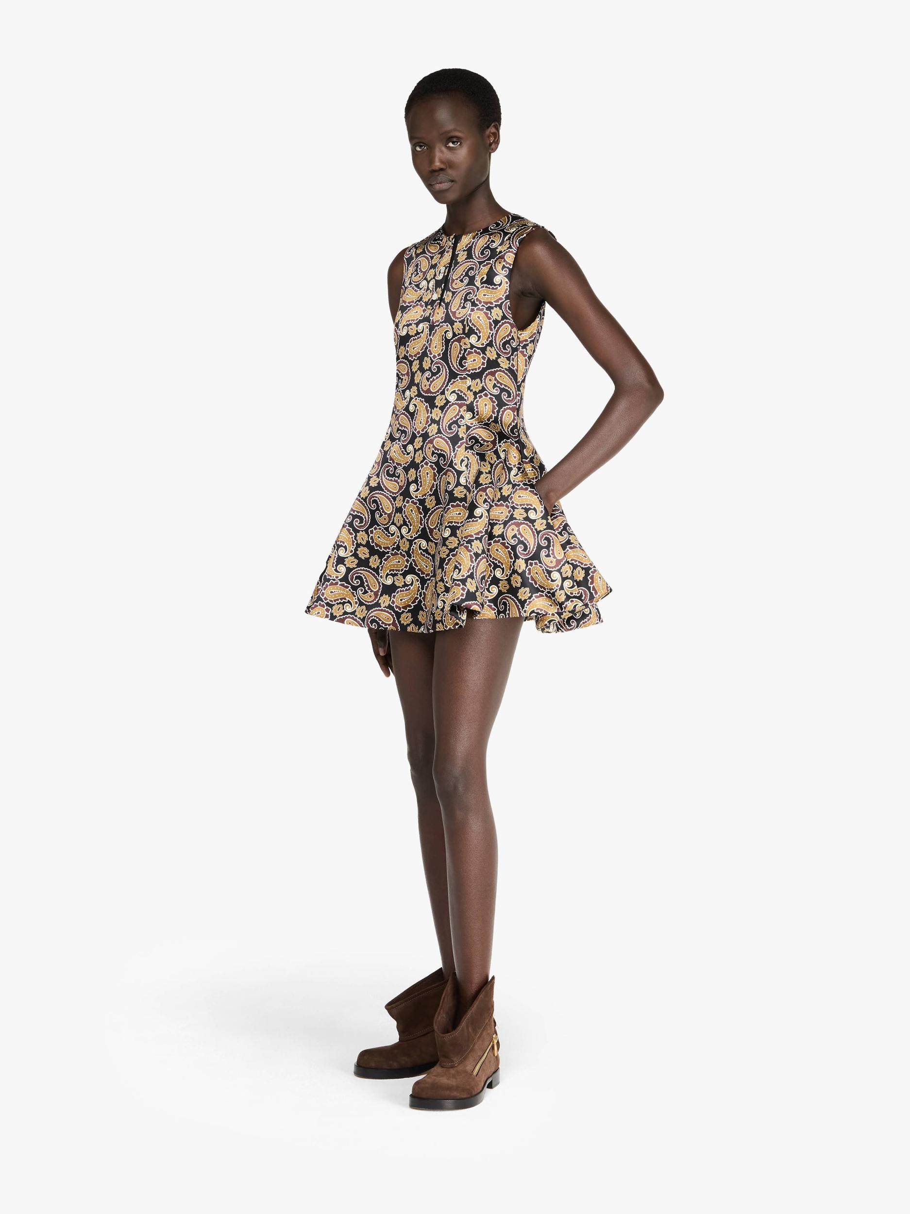 PAISLEY' PRINT CIRCLE-SKIRT DRESS Product Image